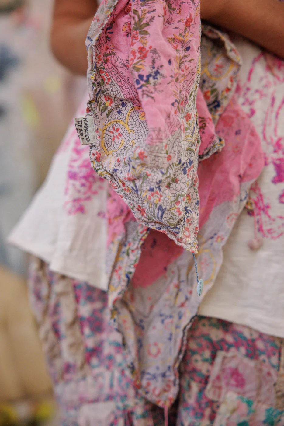 Agathe French Floral Scarf - Image 6