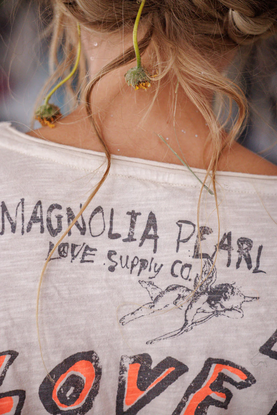 All Over Love Print Viggo Tee - Image 6