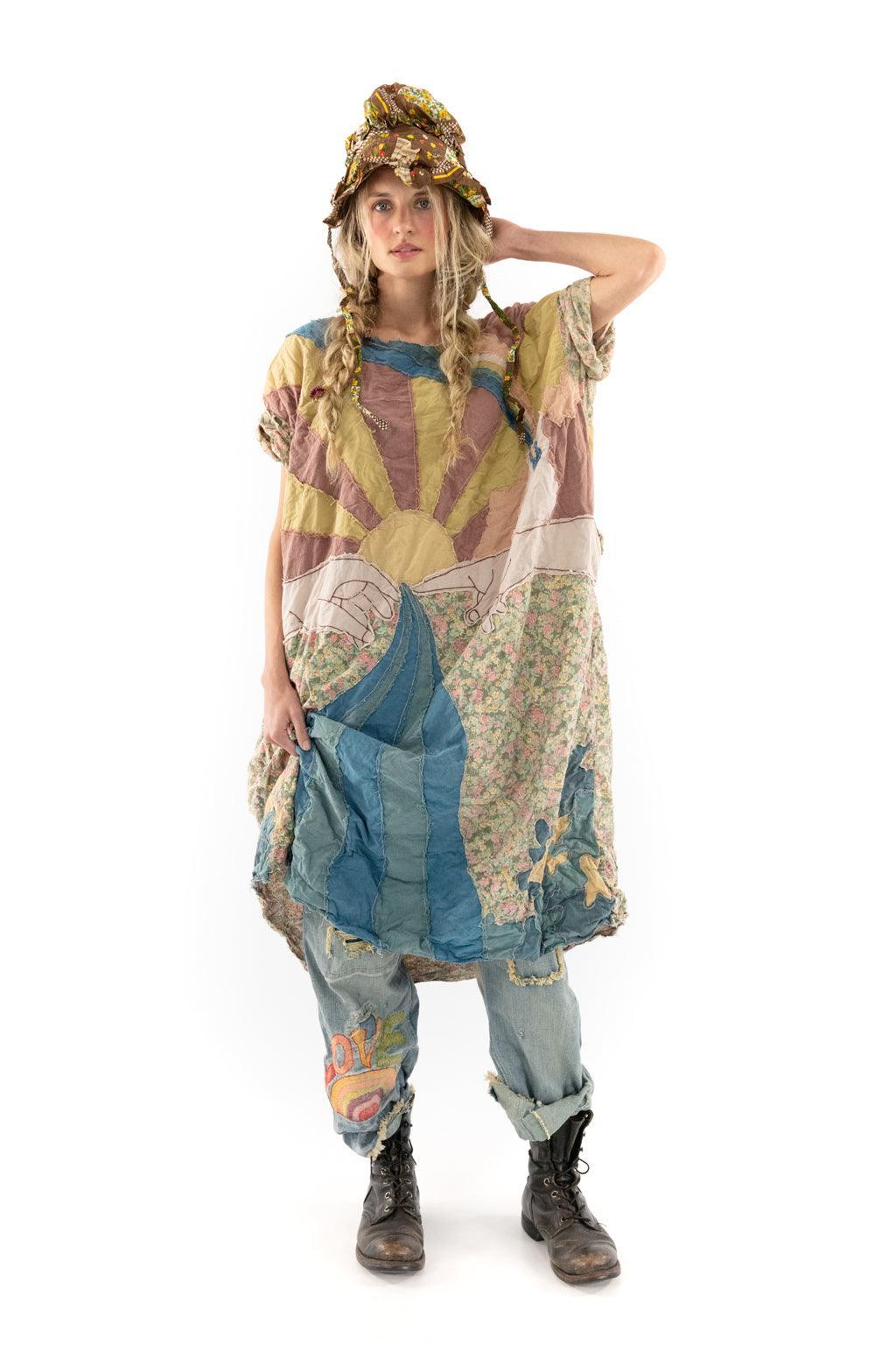 Appliqué Artist Smock Dress - Image 2
