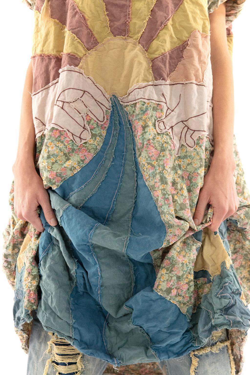 Appliqué Artist Smock Dress - Image 4