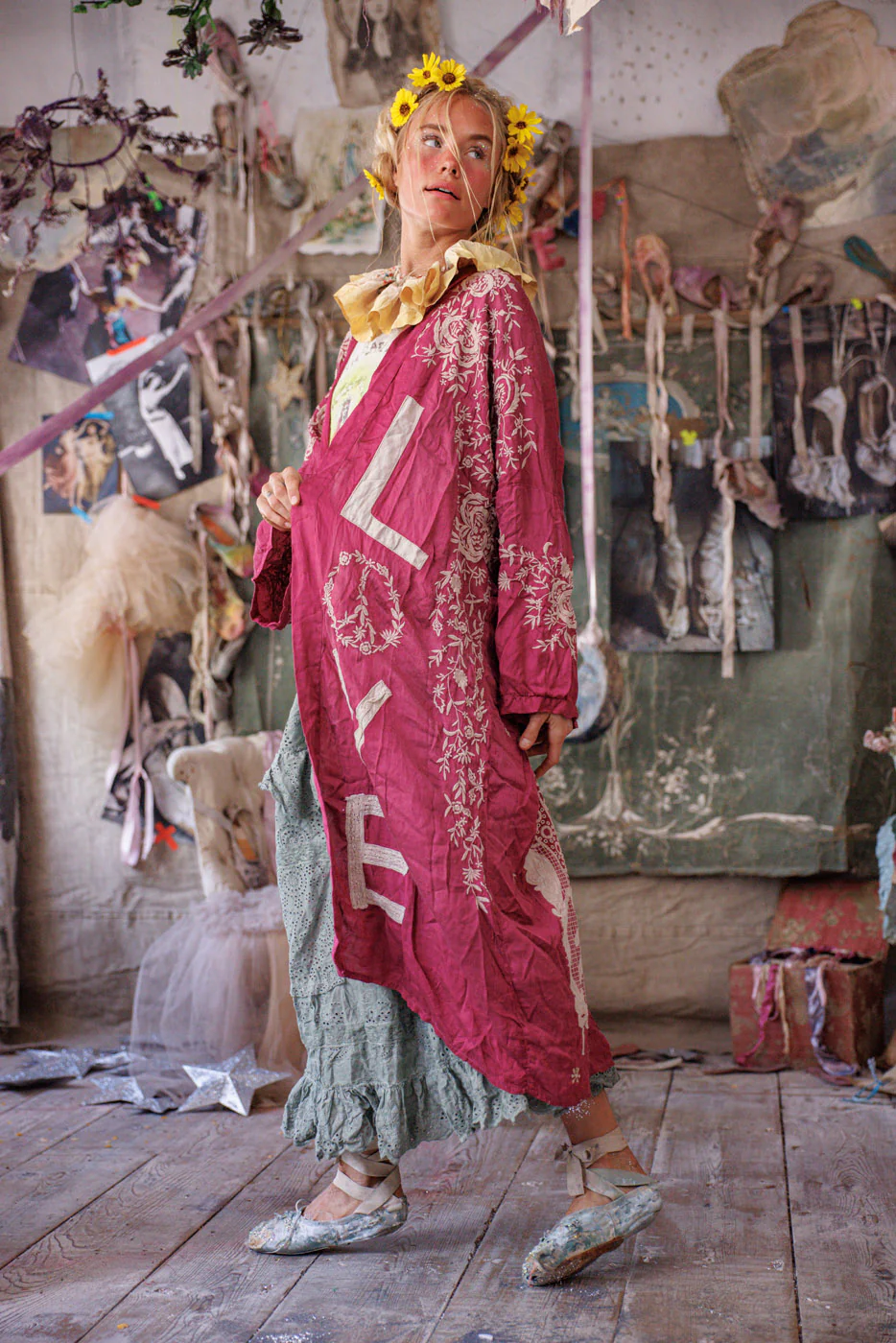 Appliqué Blessed Kimono - Image 2