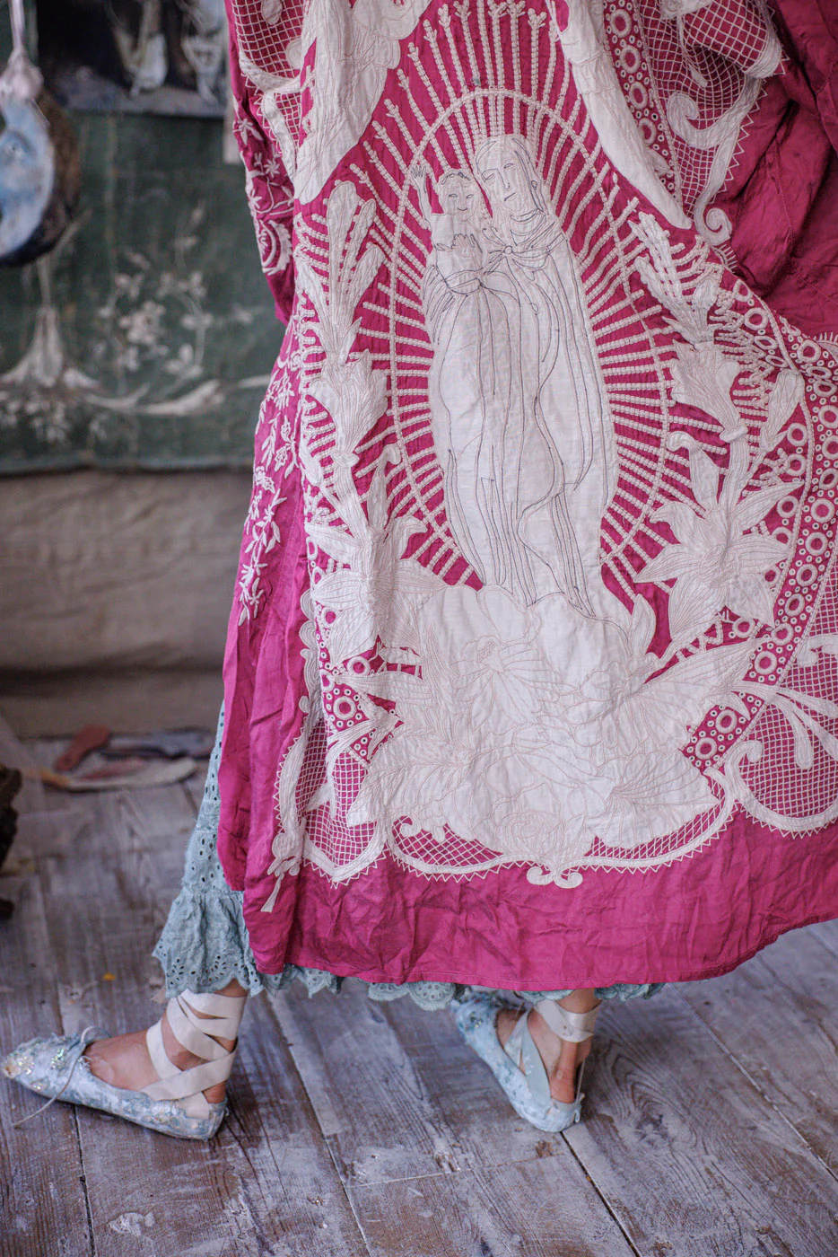 Appliqué Blessed Kimono - Image 5