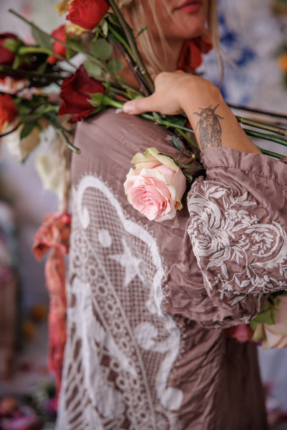 Appliqué Blessed Kimono - Image 13