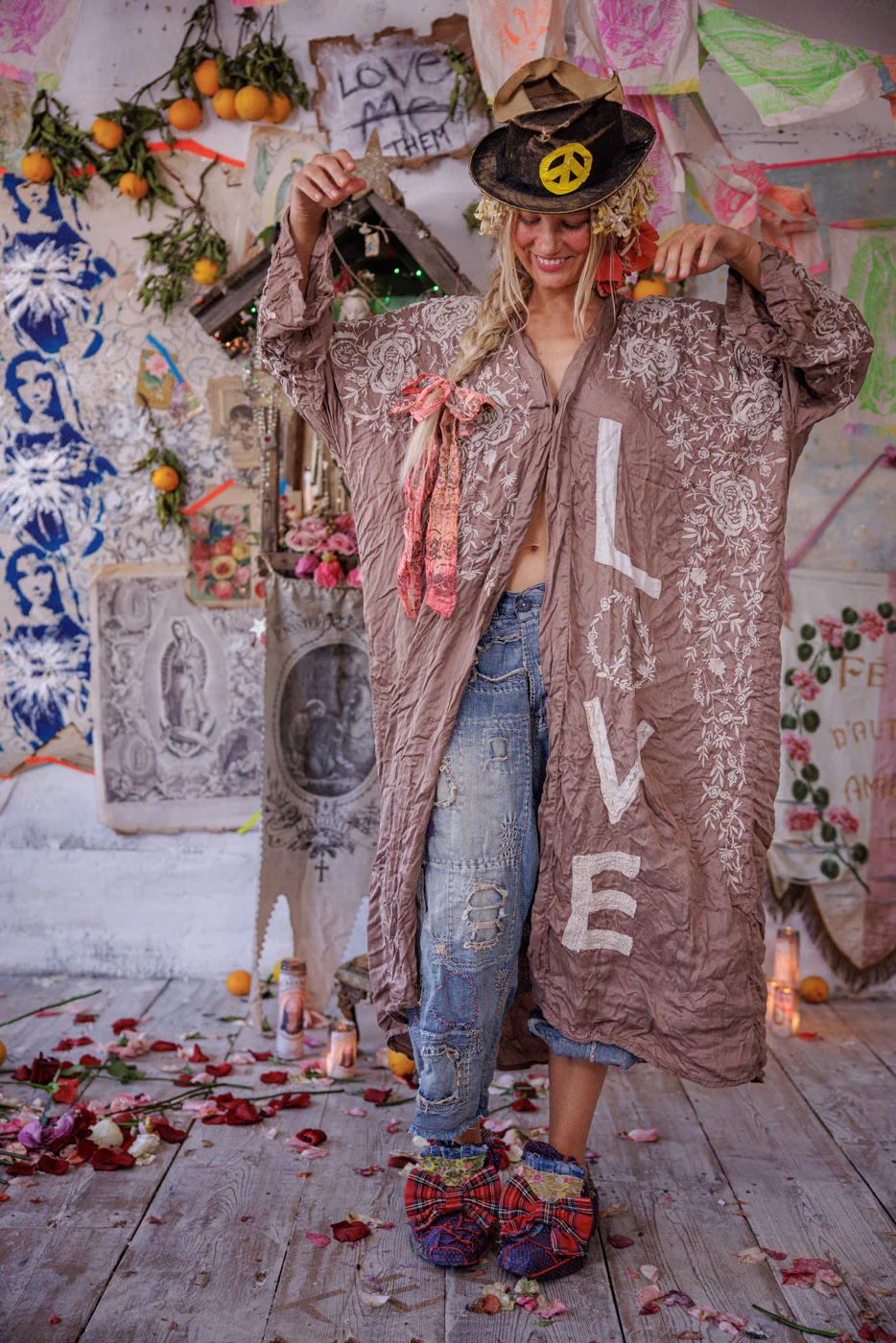 Appliqué Blessed Kimono - Image 3