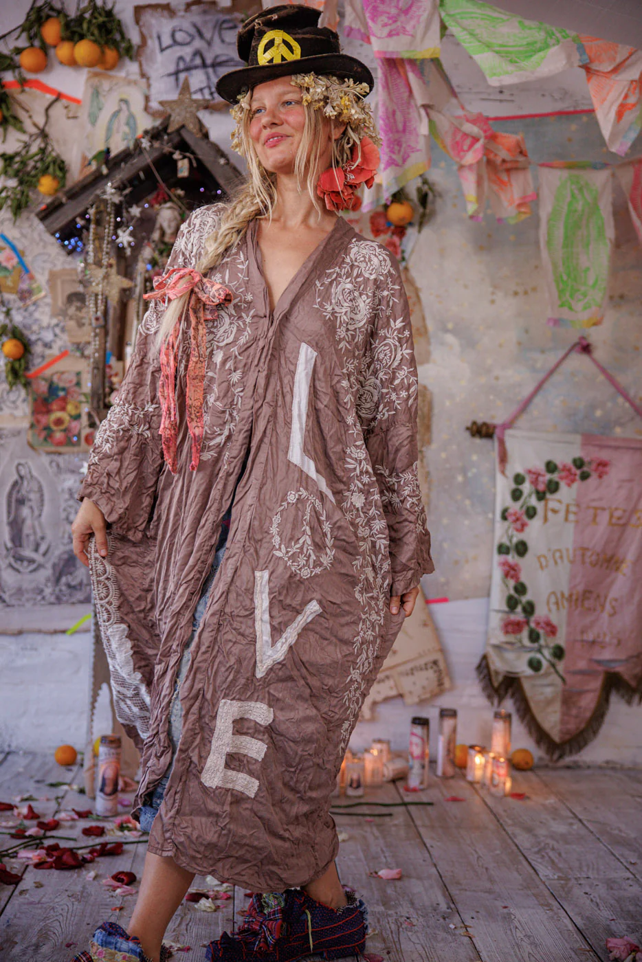 Appliqué Blessed Kimono - Image 4