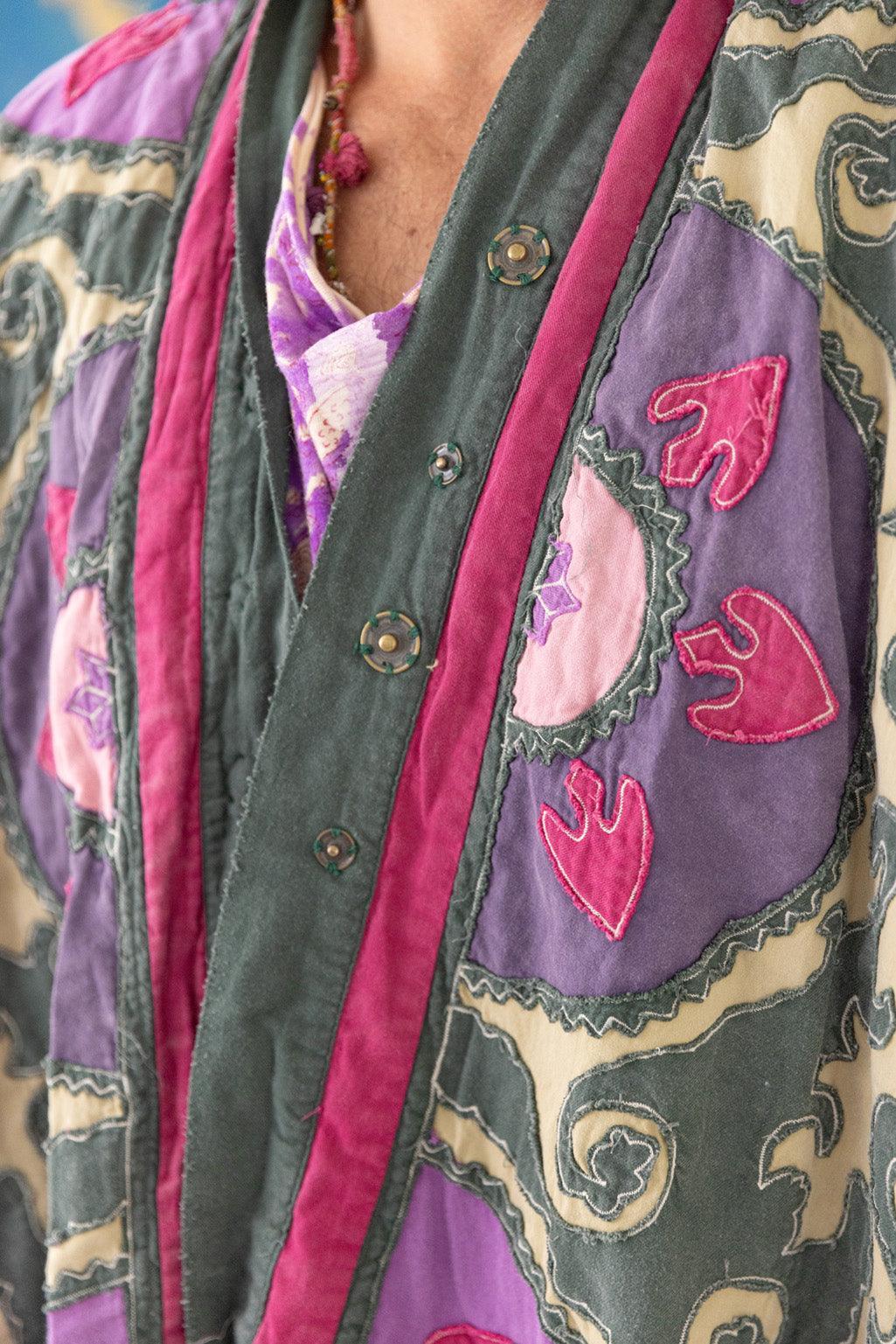 Appliqué Hippie Coat - Image 6