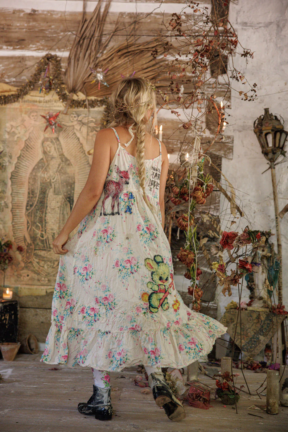 Appliqué Vianney Slip Dress - Image 6