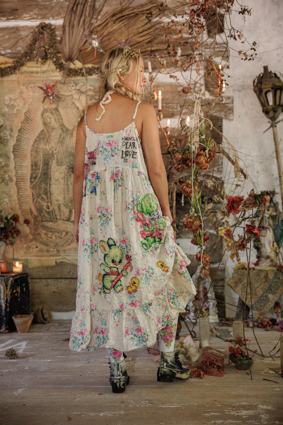 Appliqué Vianney Slip Dress - Image 7