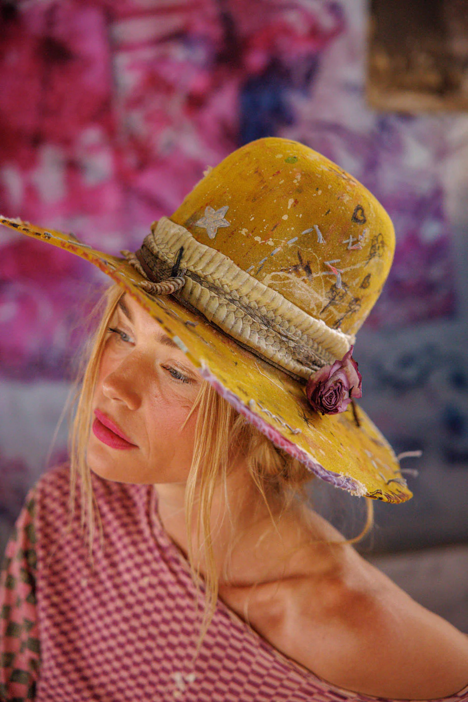 Artist Open Crown Hat - Image 4