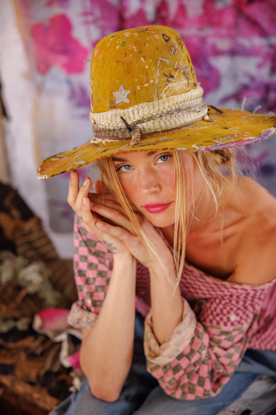Artist Open Crown Hat - Image 6