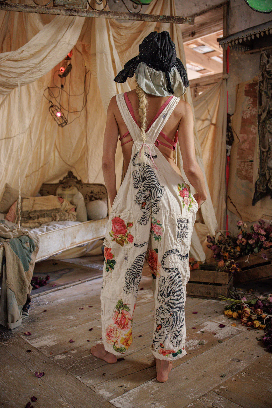 Birch Floral Love Overalls - Image 11