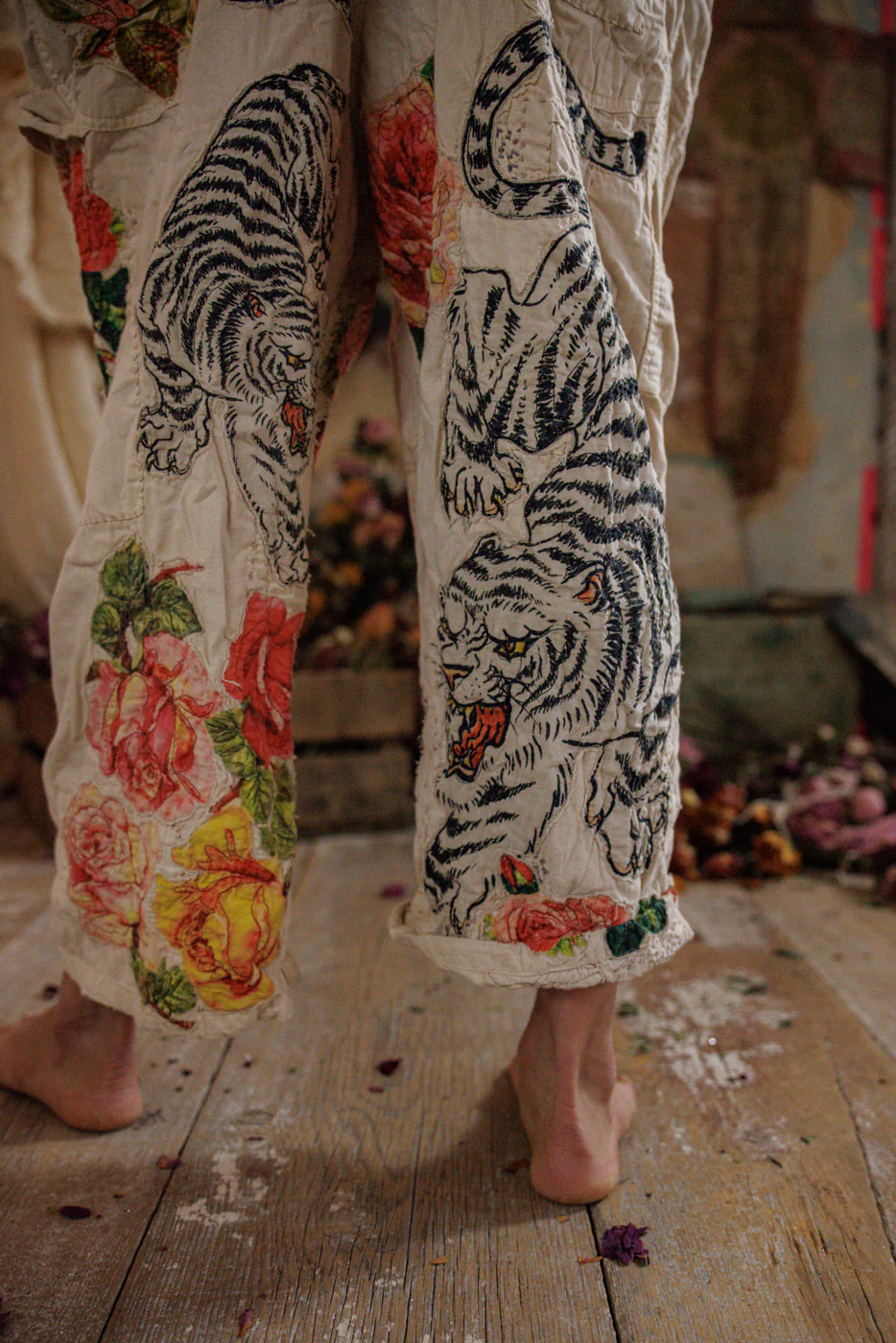 Birch Floral Love Overalls - Image 14