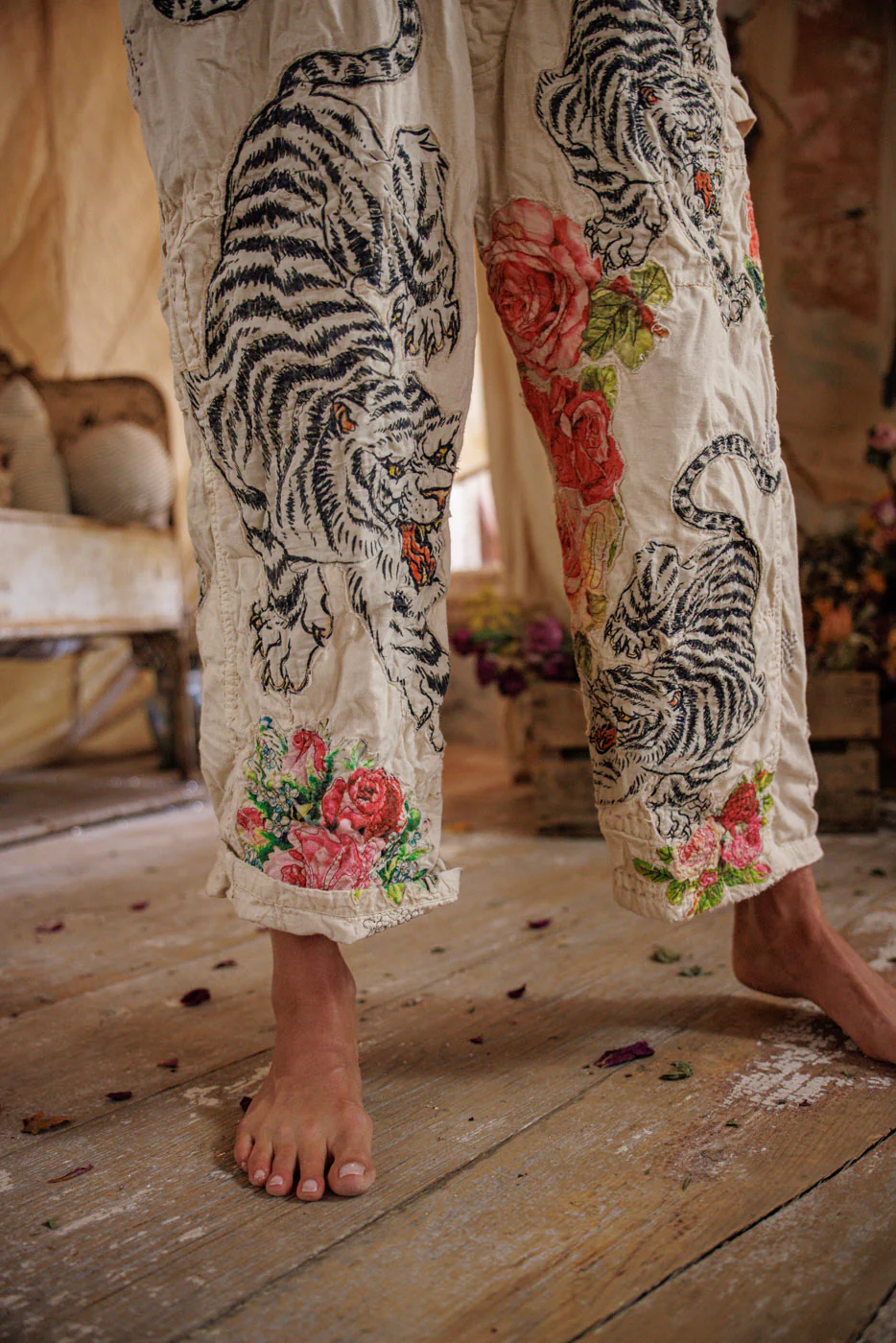 Birch Floral Love Overalls - Image 15