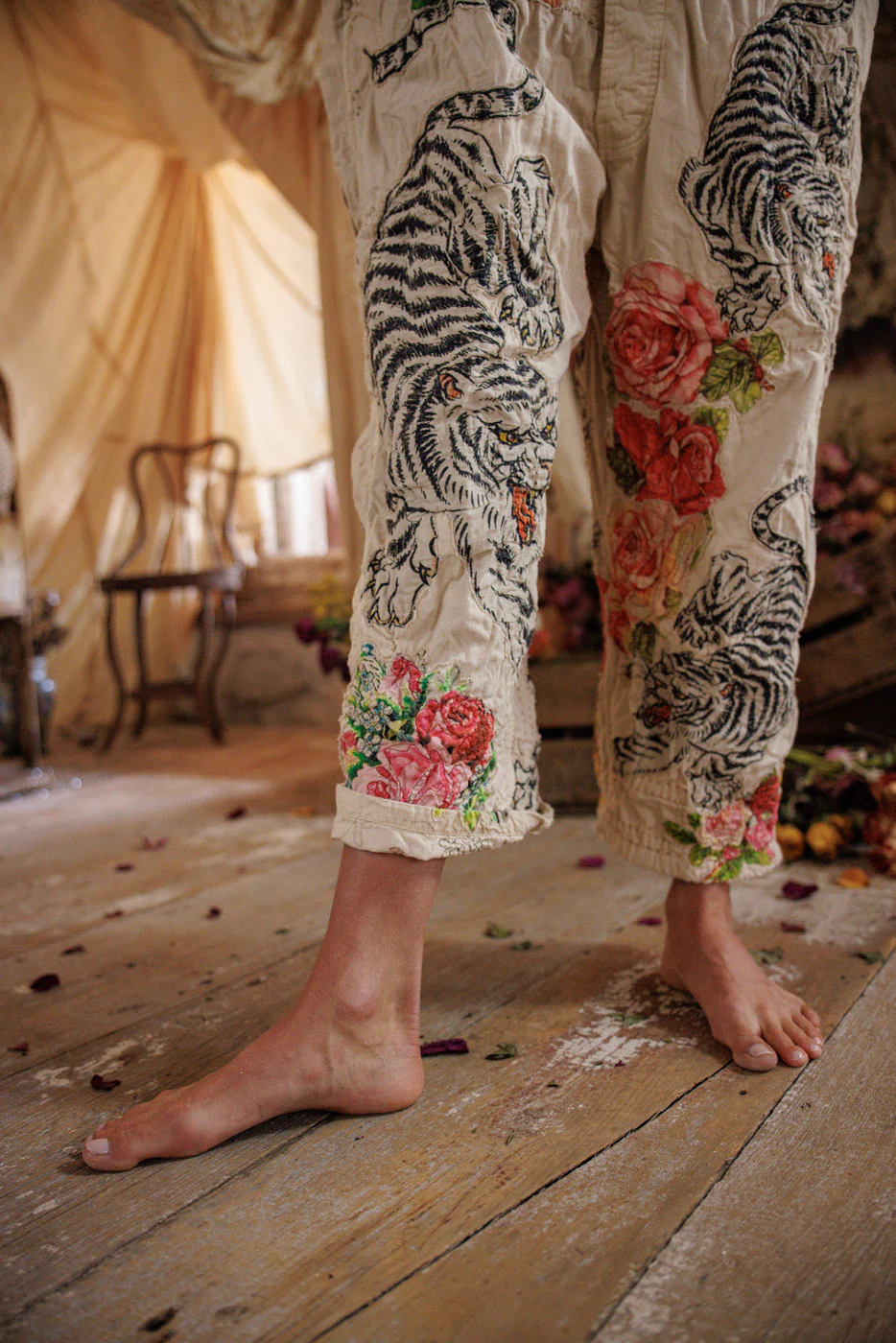 Birch Floral Love Overalls - Image 16