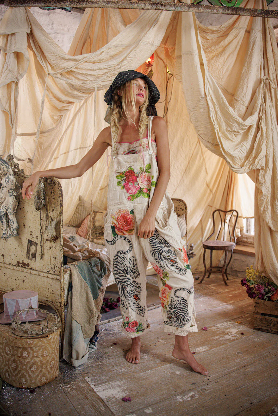 Birch Floral Love Overalls - Image 7