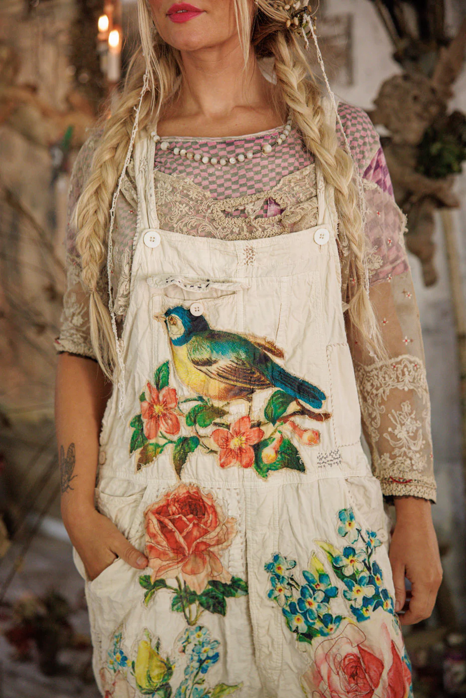 Birdie Bouquet Benjamin Overalls - Image 2