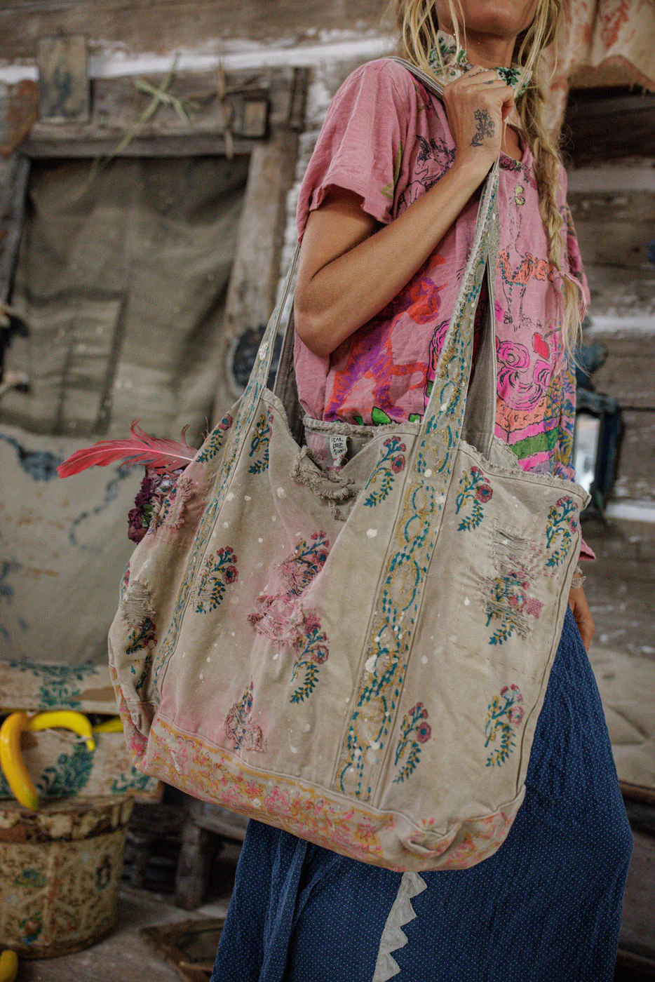 Block Print Bag
