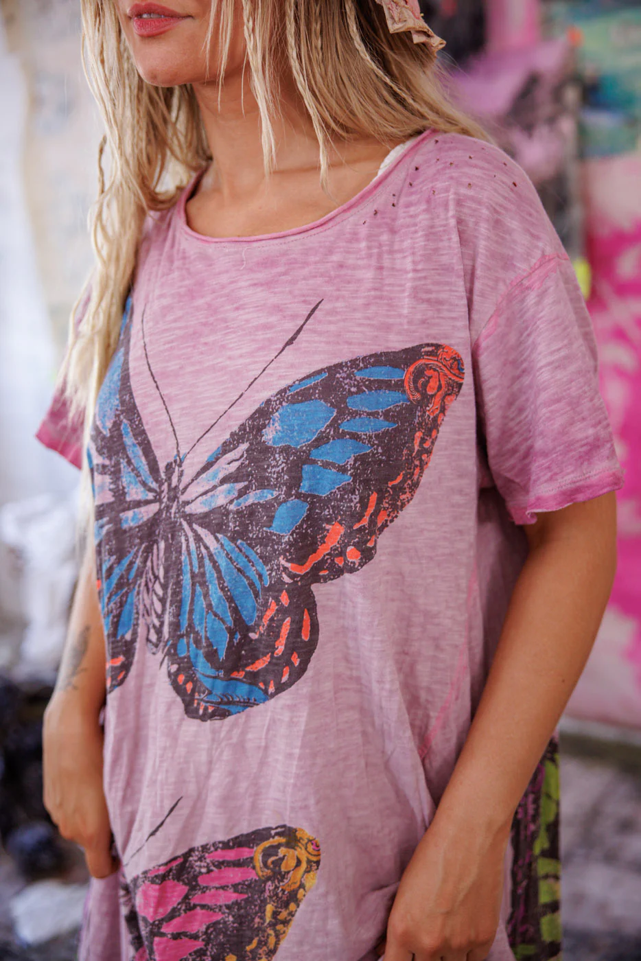 Butterfly Travelers Tee Dress - Image 3