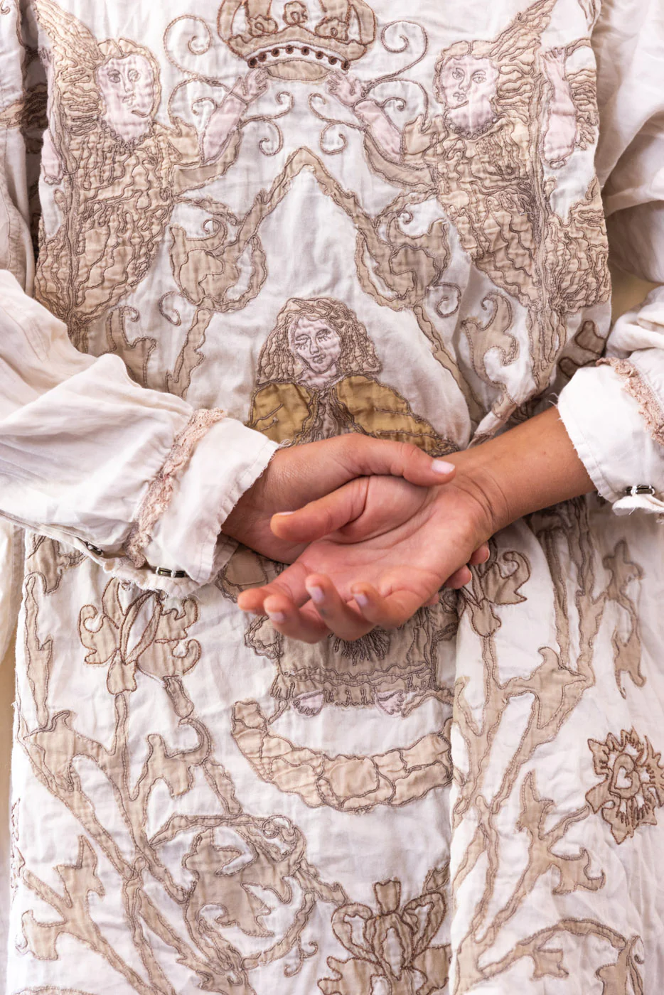 Leola Embroidered Smock Coat - Image 7