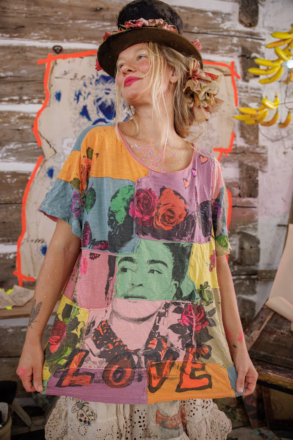 De La Paz Frida Graphics Tee - Image 3