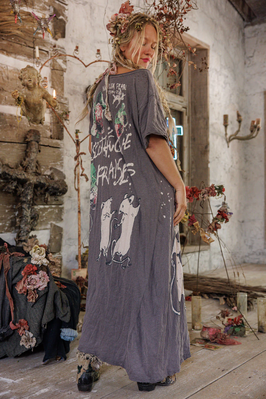 Discotheque Fraises Tee Dress - Image 5