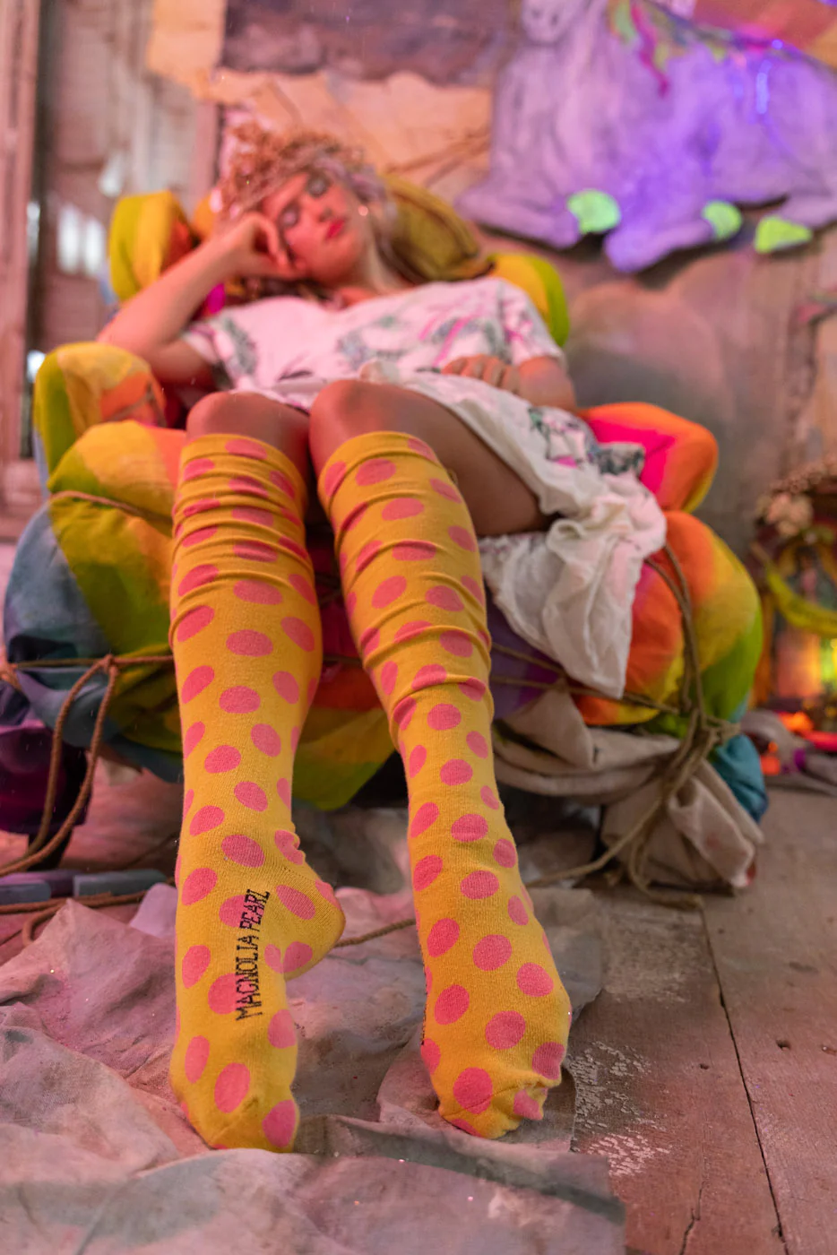 Dots Over-the-Knee Socks - Image 2