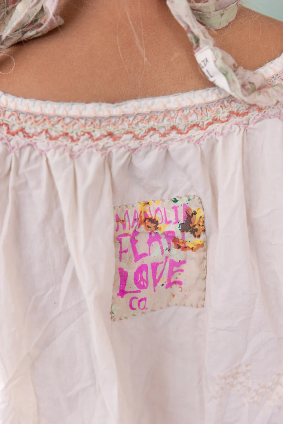 Embroidered Chrissy Folk Blouse - Image 7