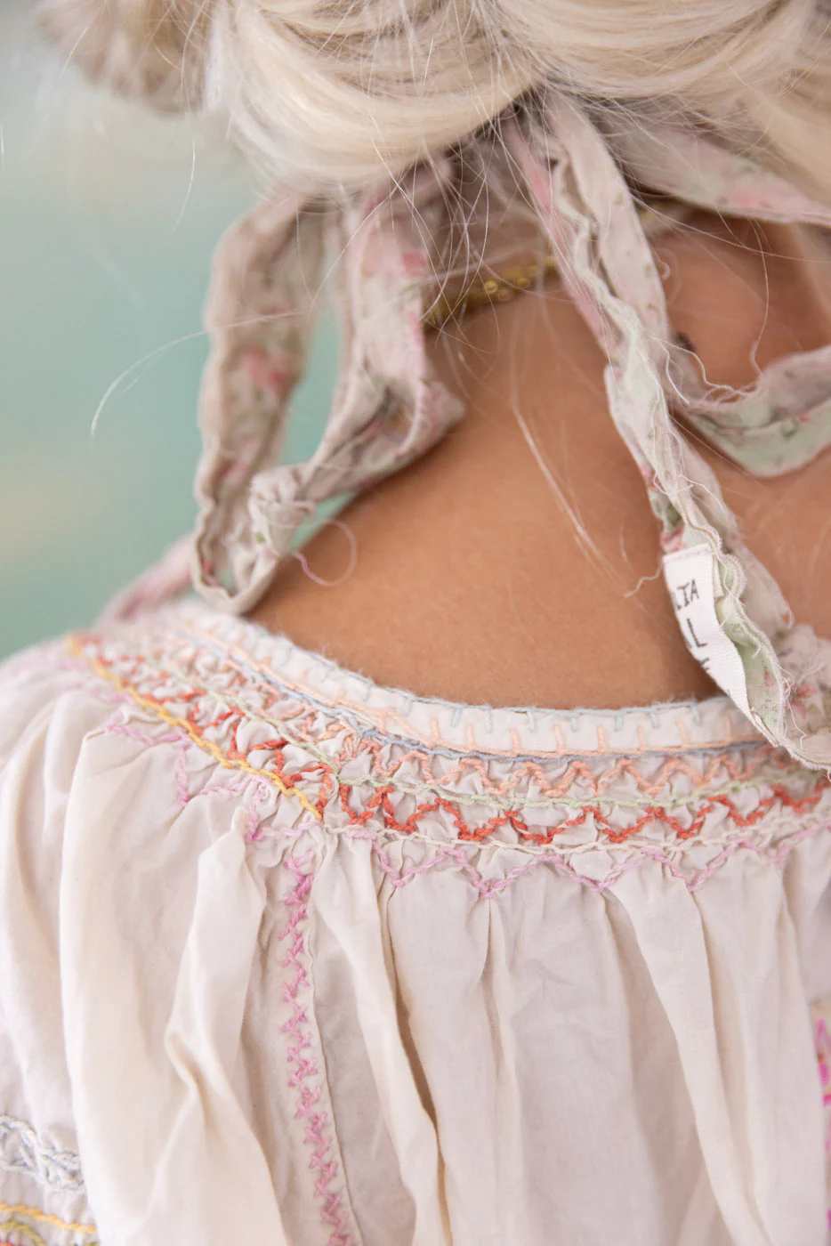 Embroidered Chrissy Folk Blouse - Image 8