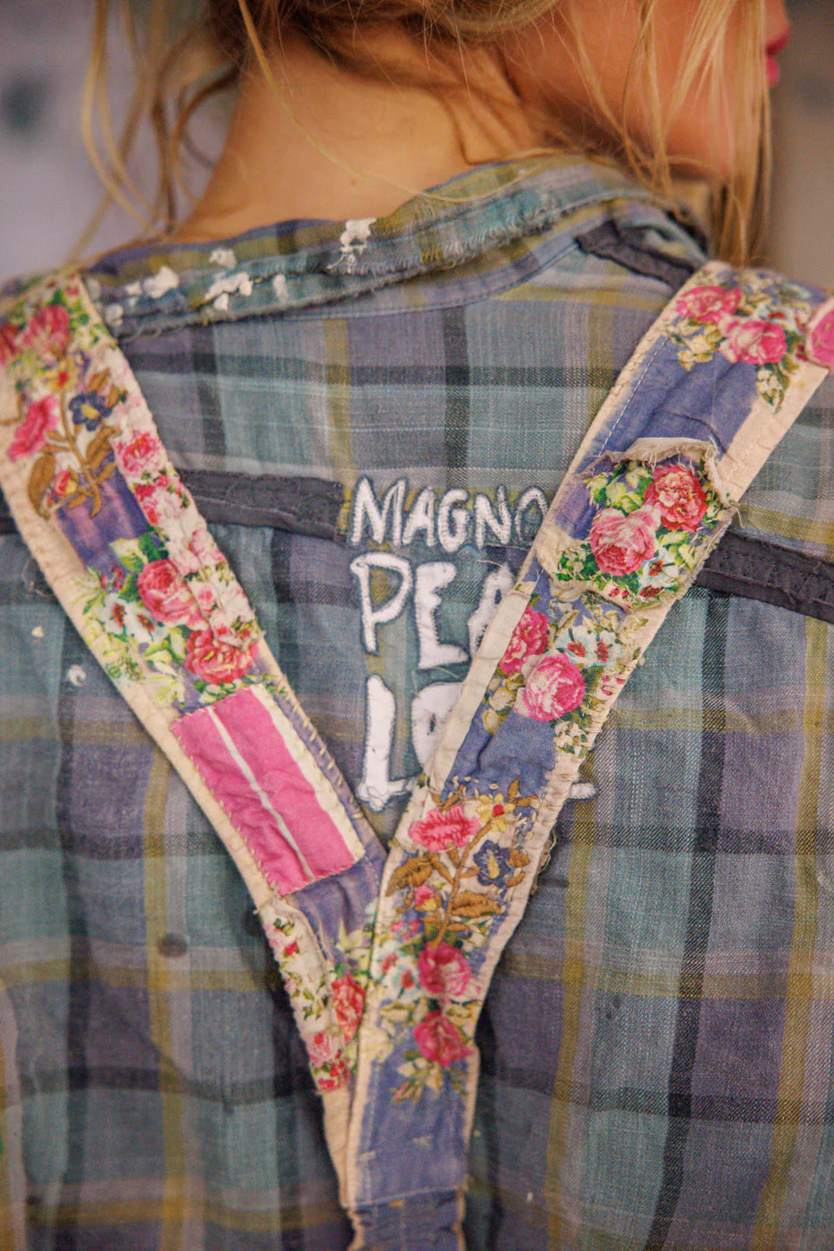 Embroidered Floral Shae Suspenders - Image 7