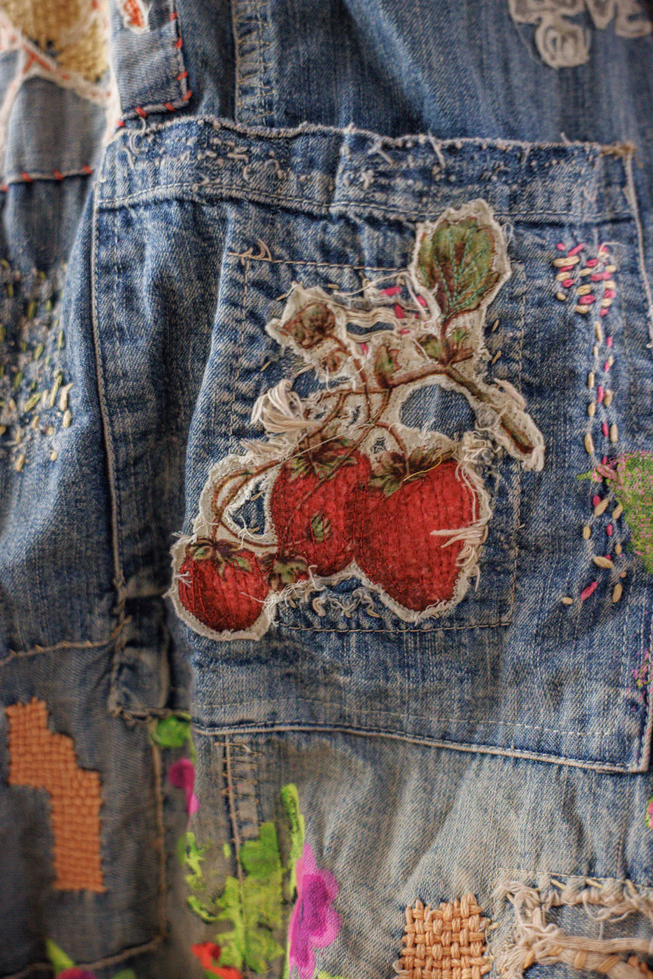 Embroidered Art Graphic Frankie Denims - Image 9