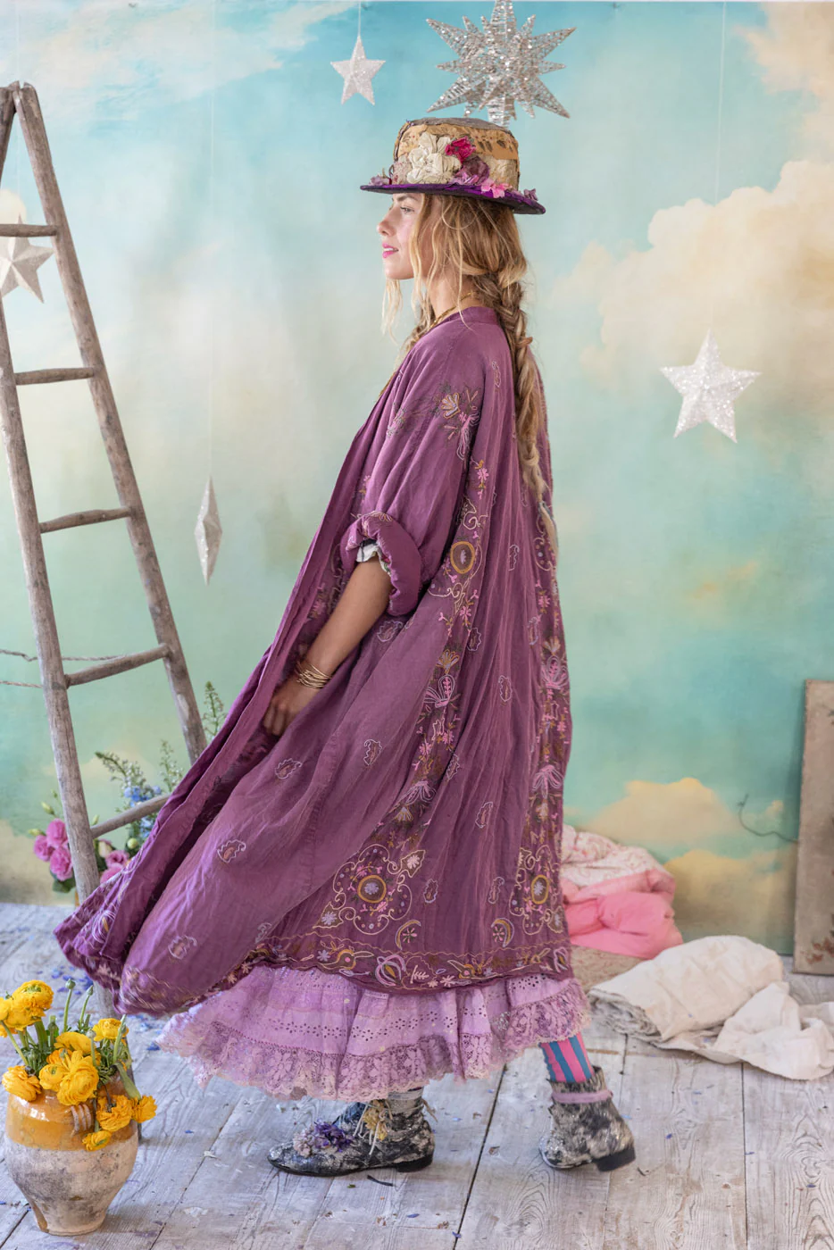 Embroidered Belinay Kimono - Image 2