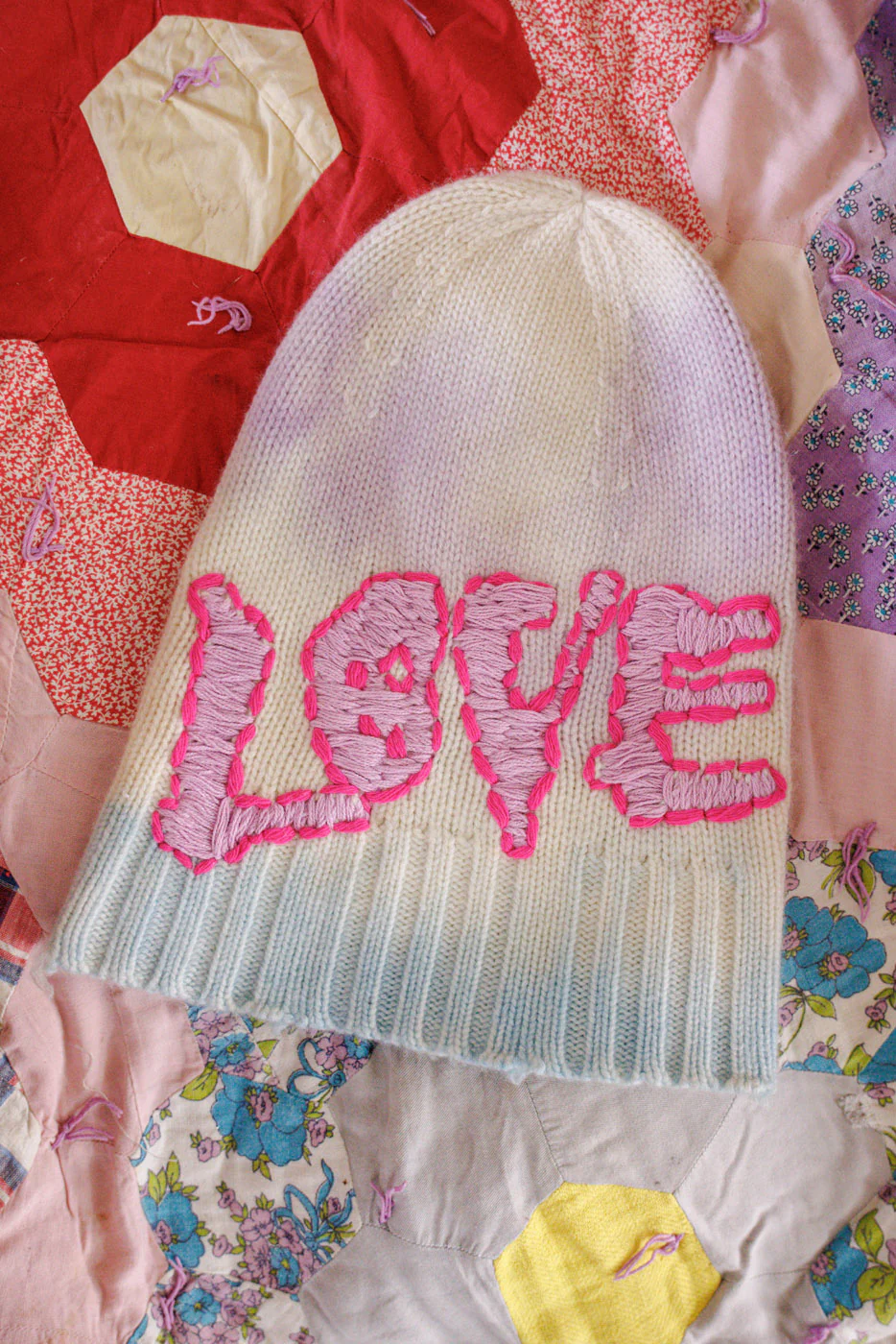 Embroidered Love Beanie - Image 8