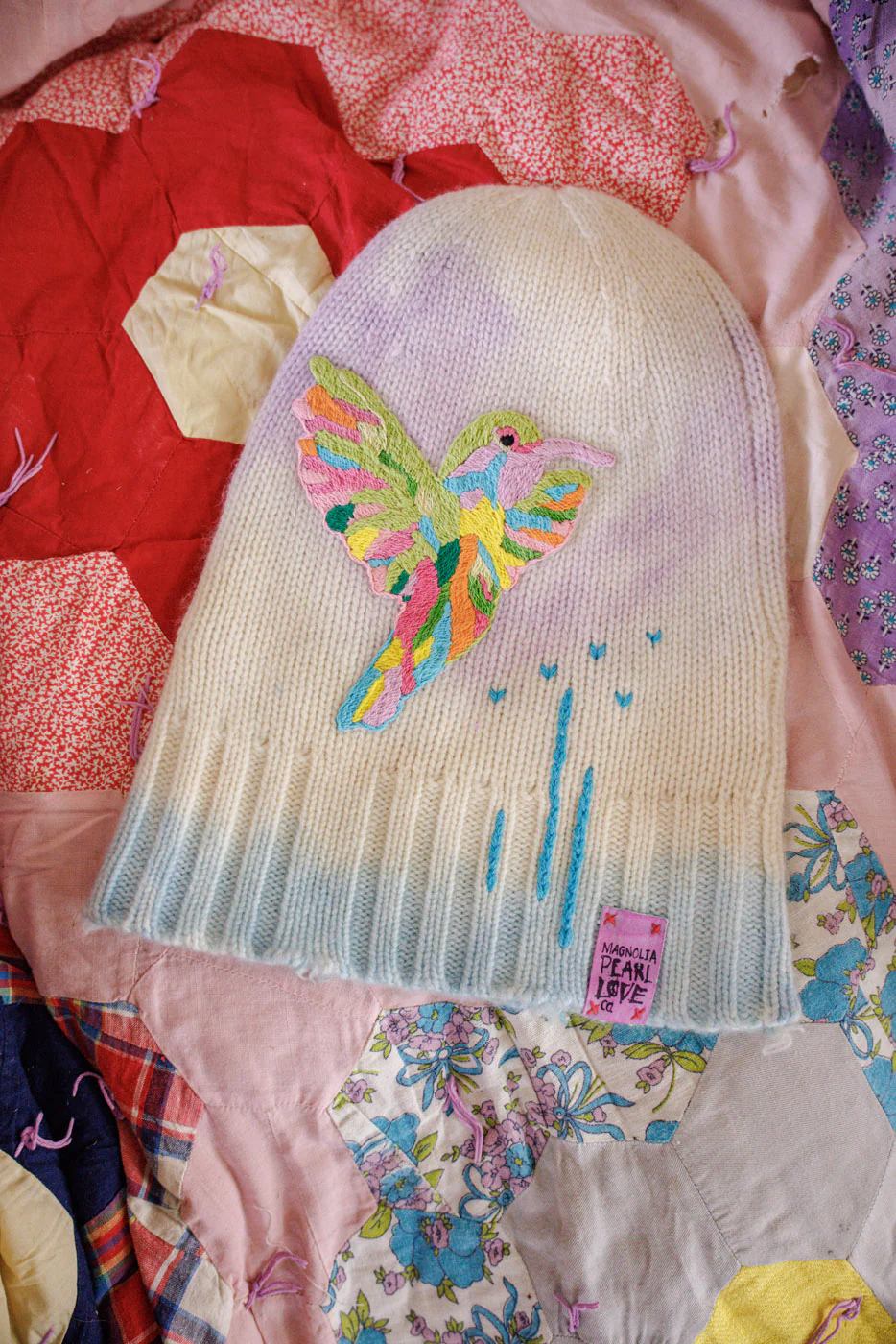 Embroidered Love Beanie - Image 9