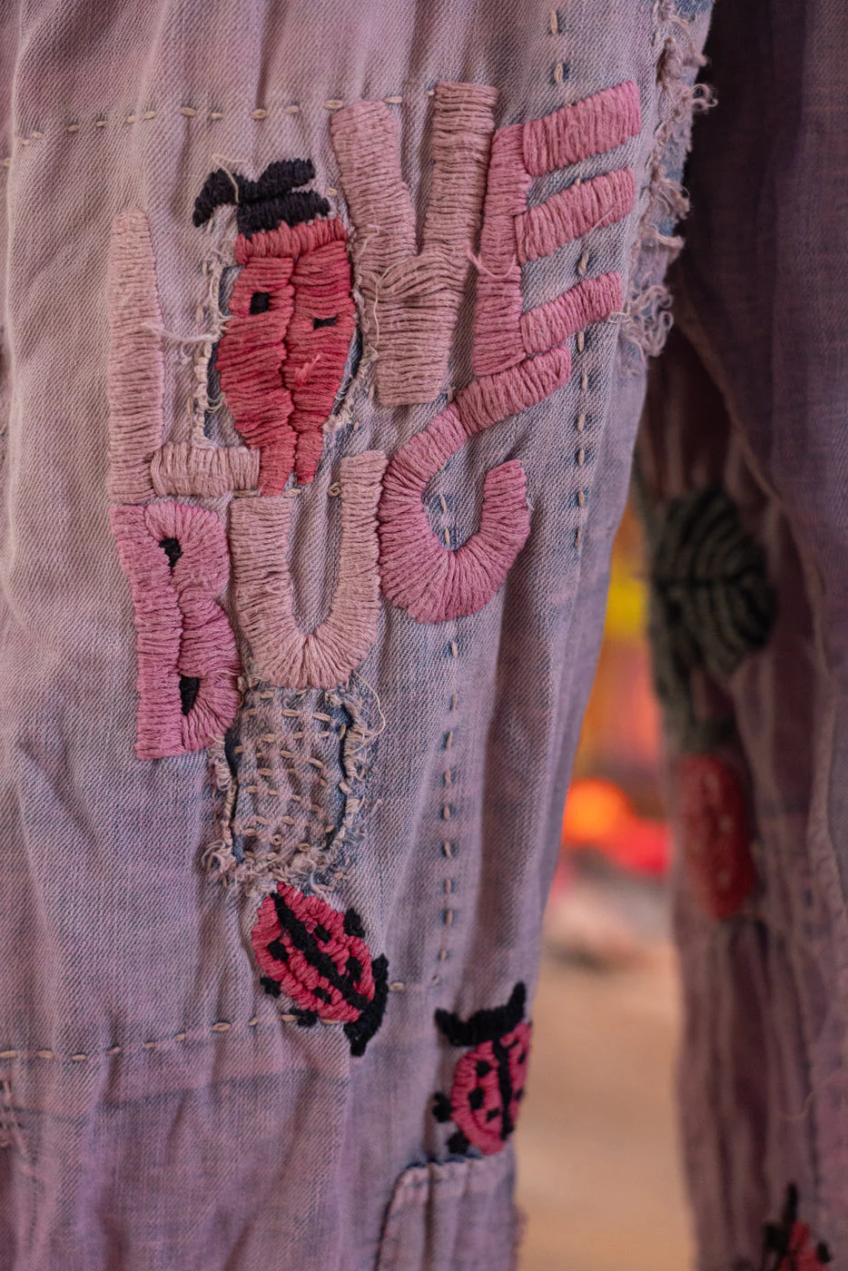 Embroidered Love Overalls - Image 10