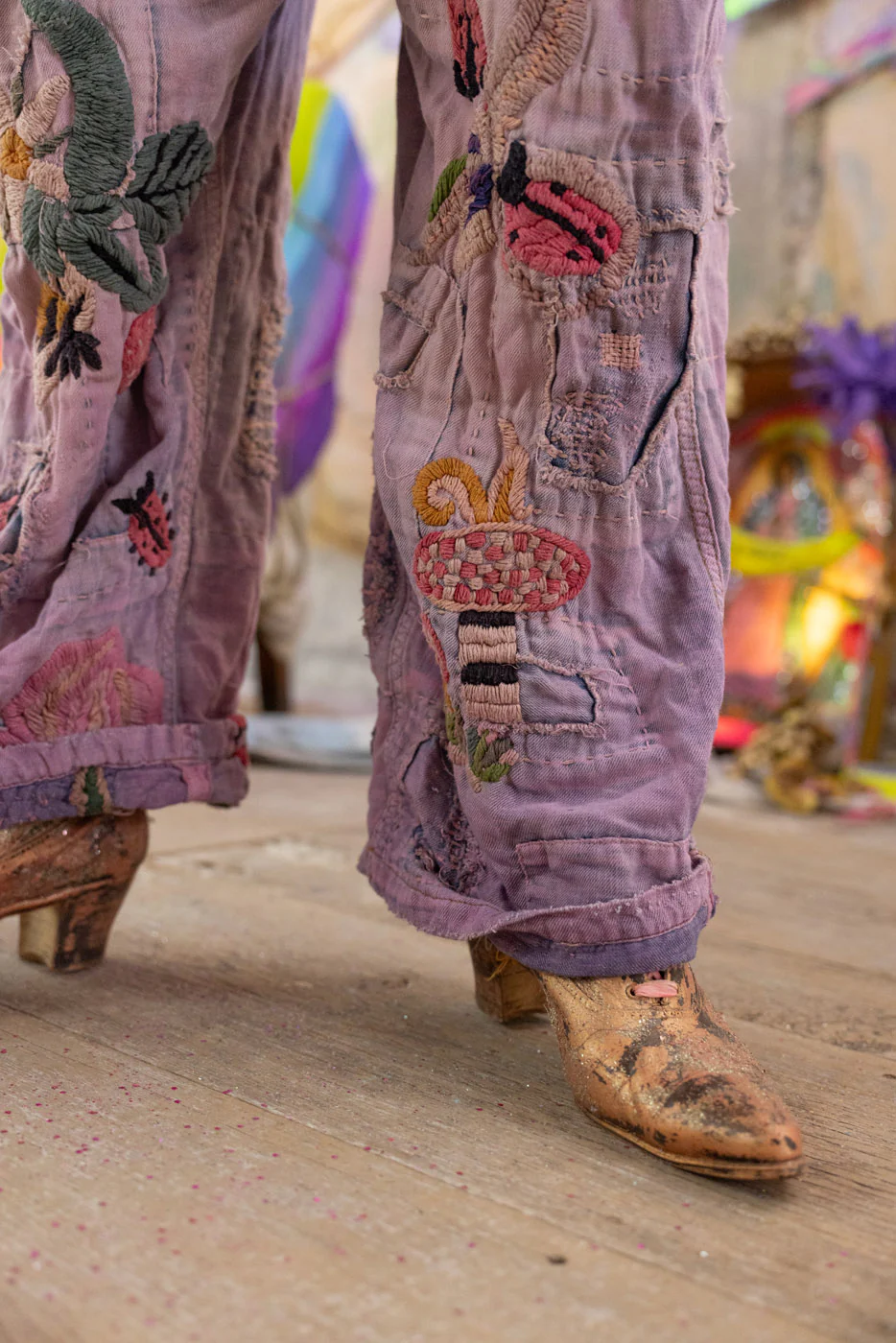 Embroidered Love Overalls - Image 6