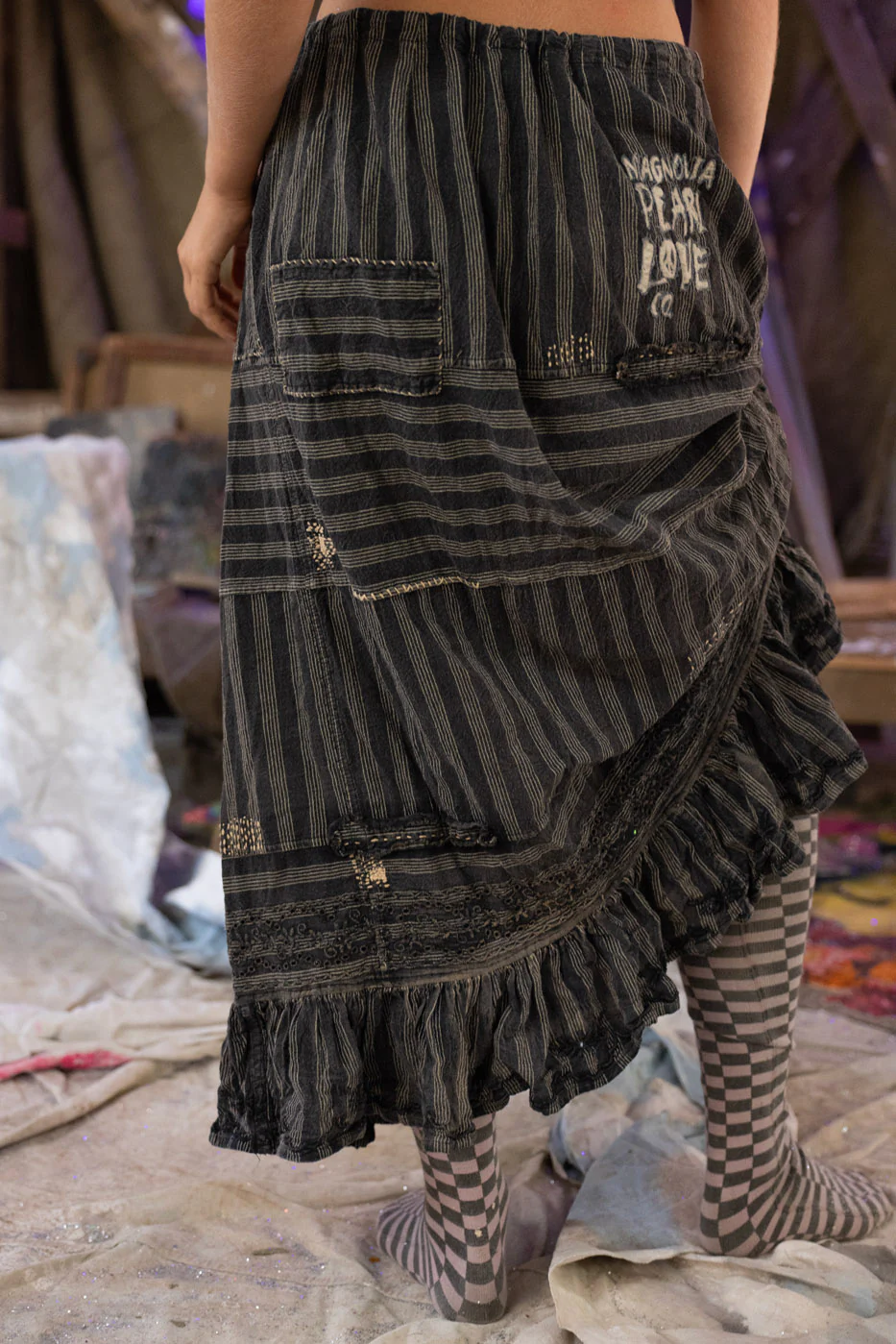 Embroidered Pissarro Skirt - Image 3