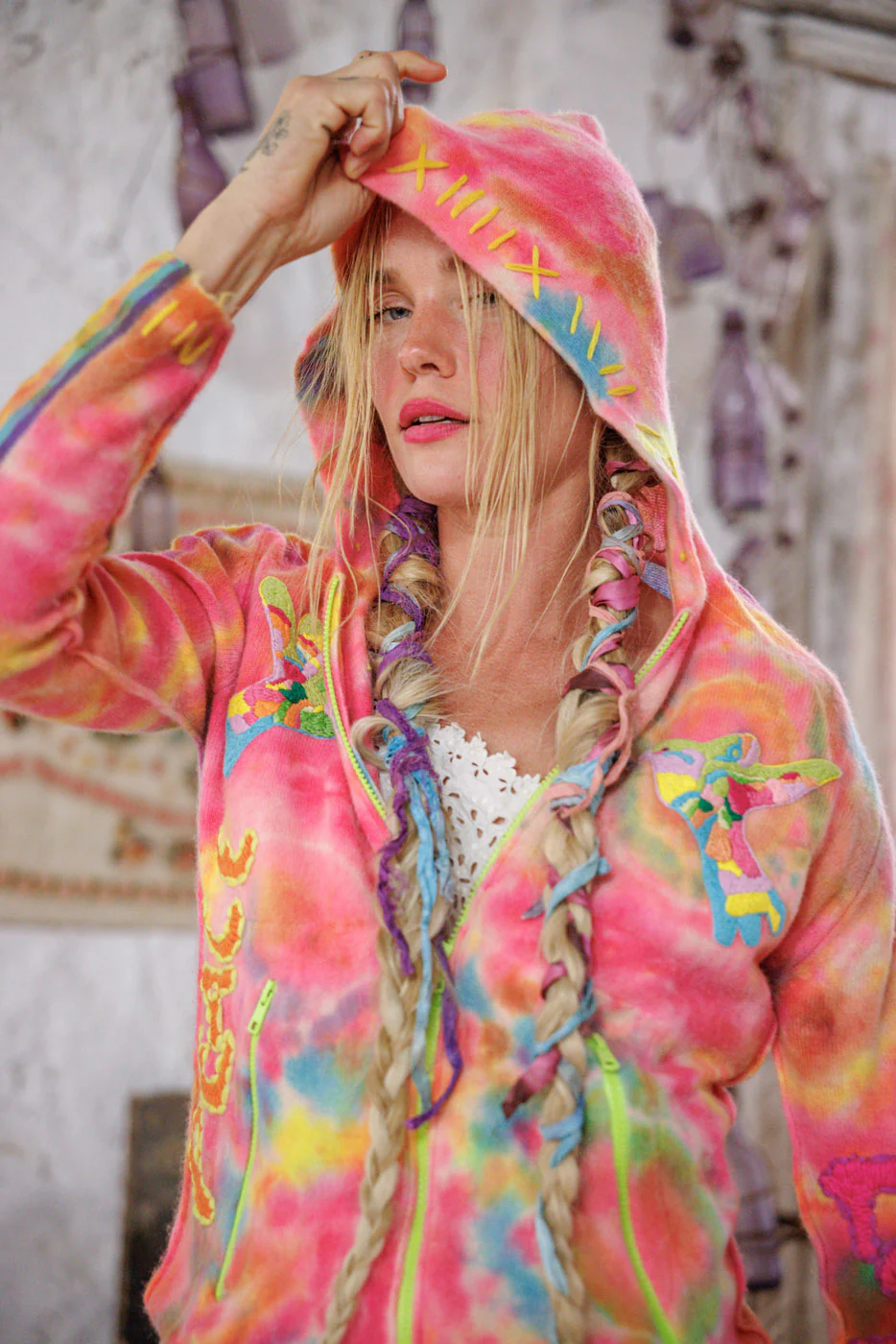 Embroidered Zip Hoodie - Image 9