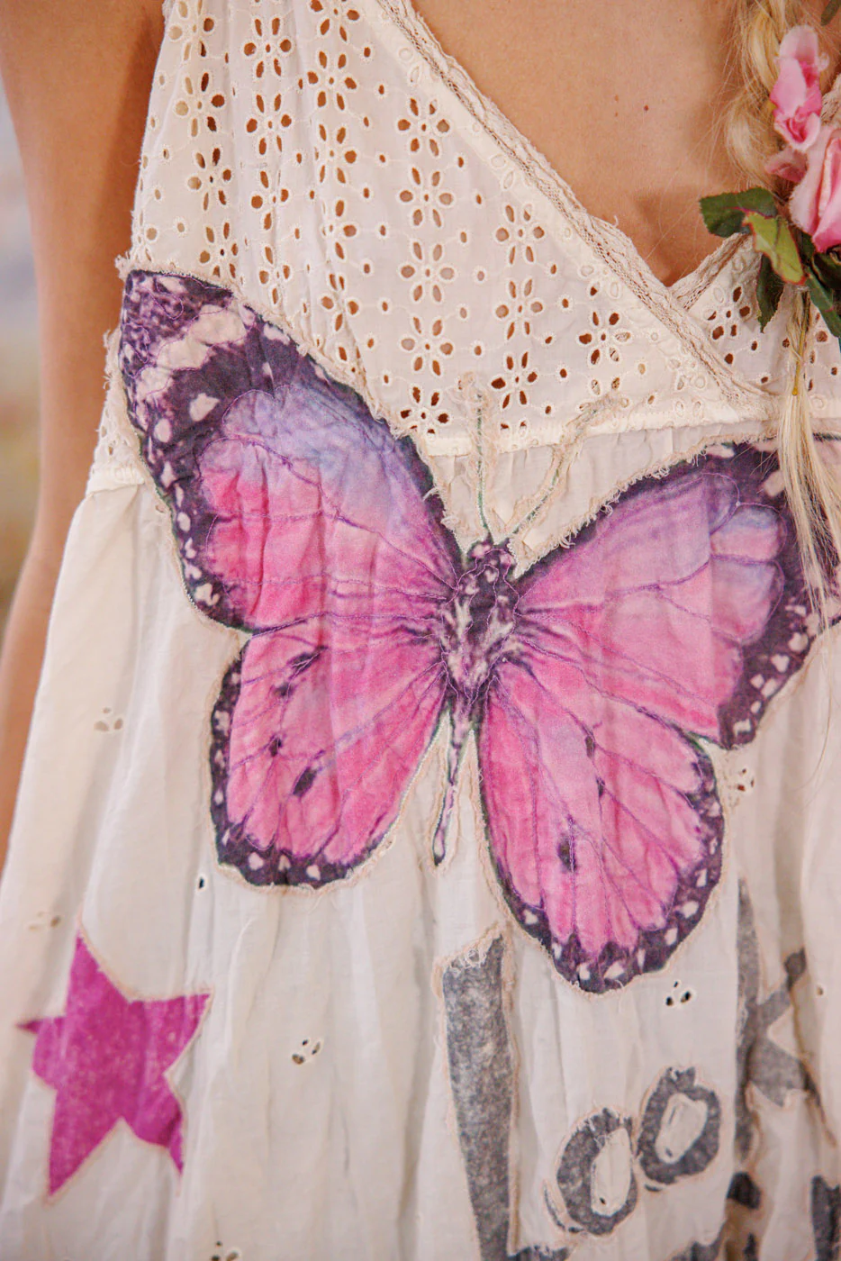 Eyelet Avril Tank Dress - Image 3