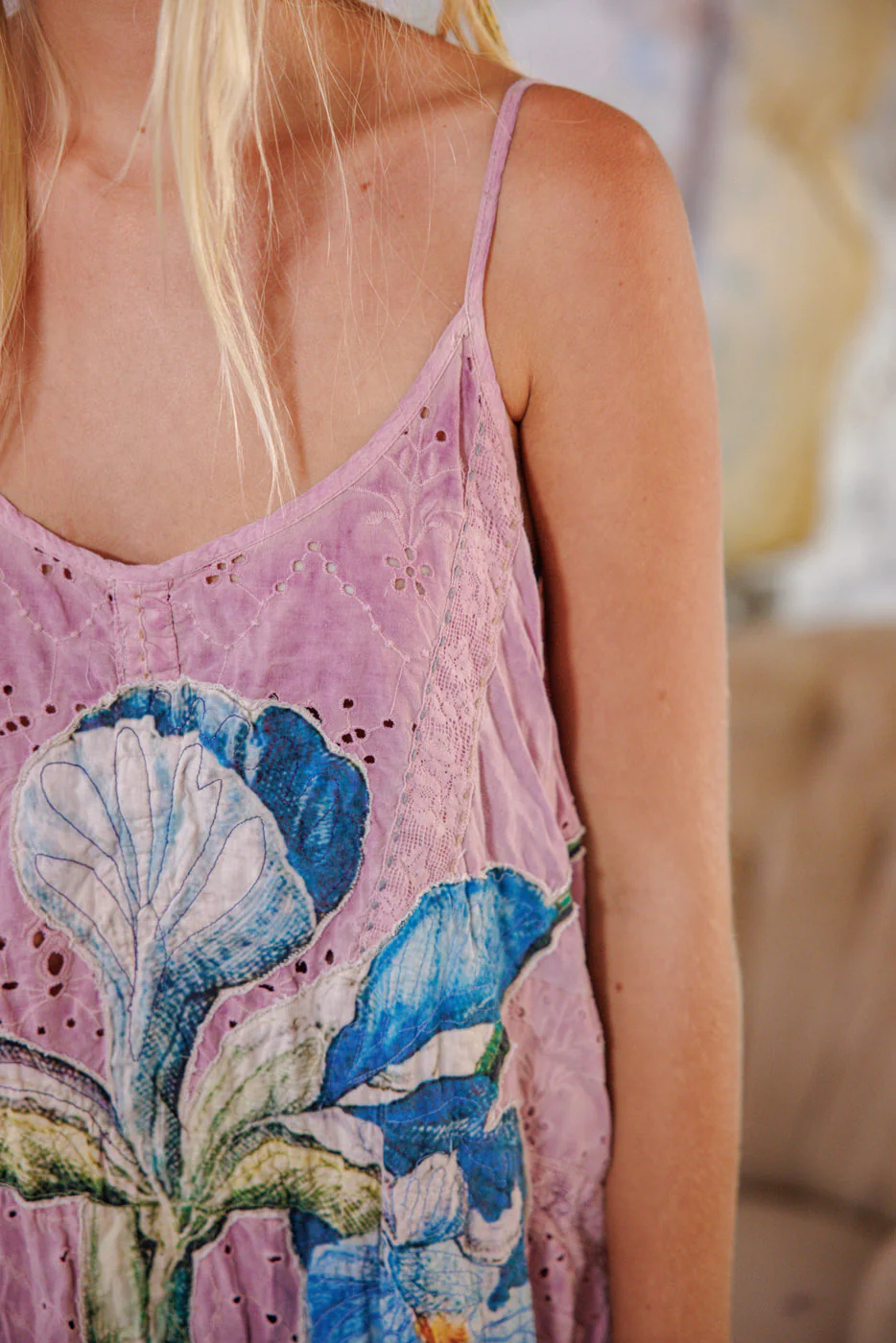 Eyelet Beya Iris Cami Dress - Image 3