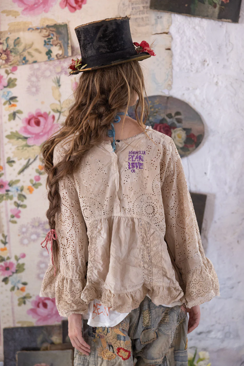 Eyelet Dea Blouse - Image 4