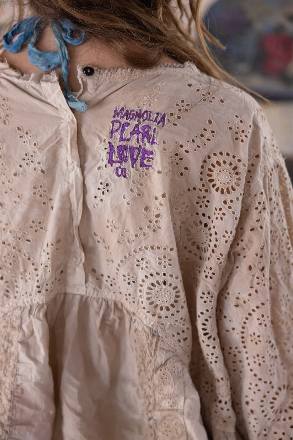 Eyelet Dea Blouse - Image 5