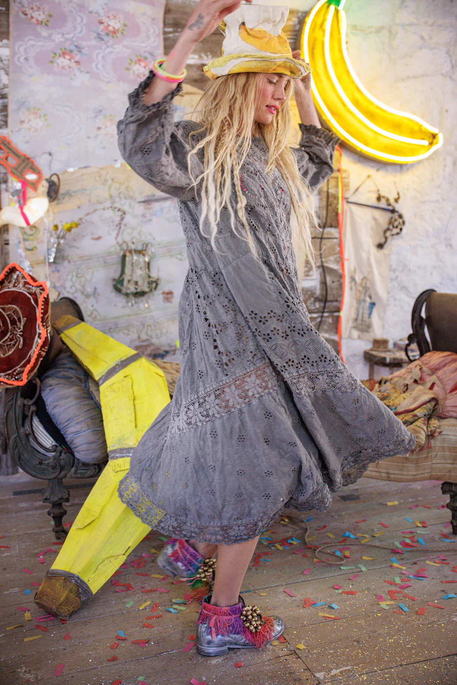 Eyelet Dulcie Dress - Image 2