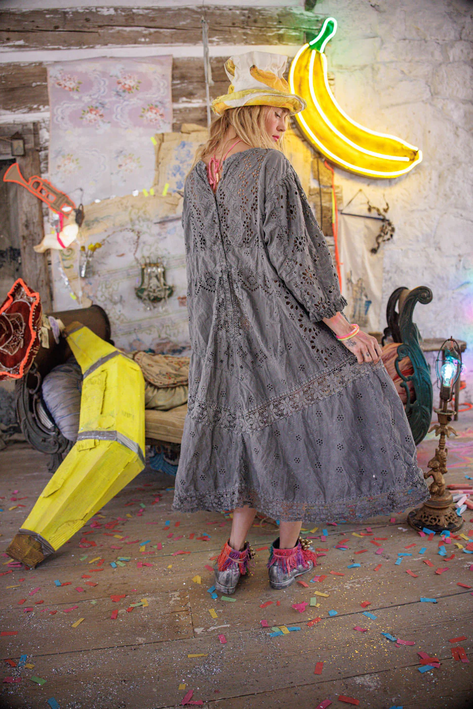 Eyelet Dulcie Dress - Image 7