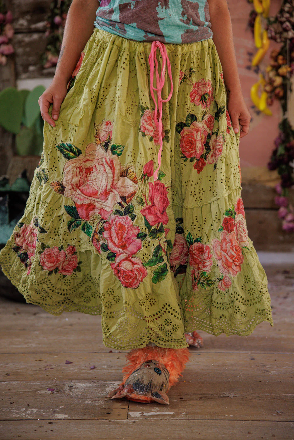 Eyelet Lala Skirt