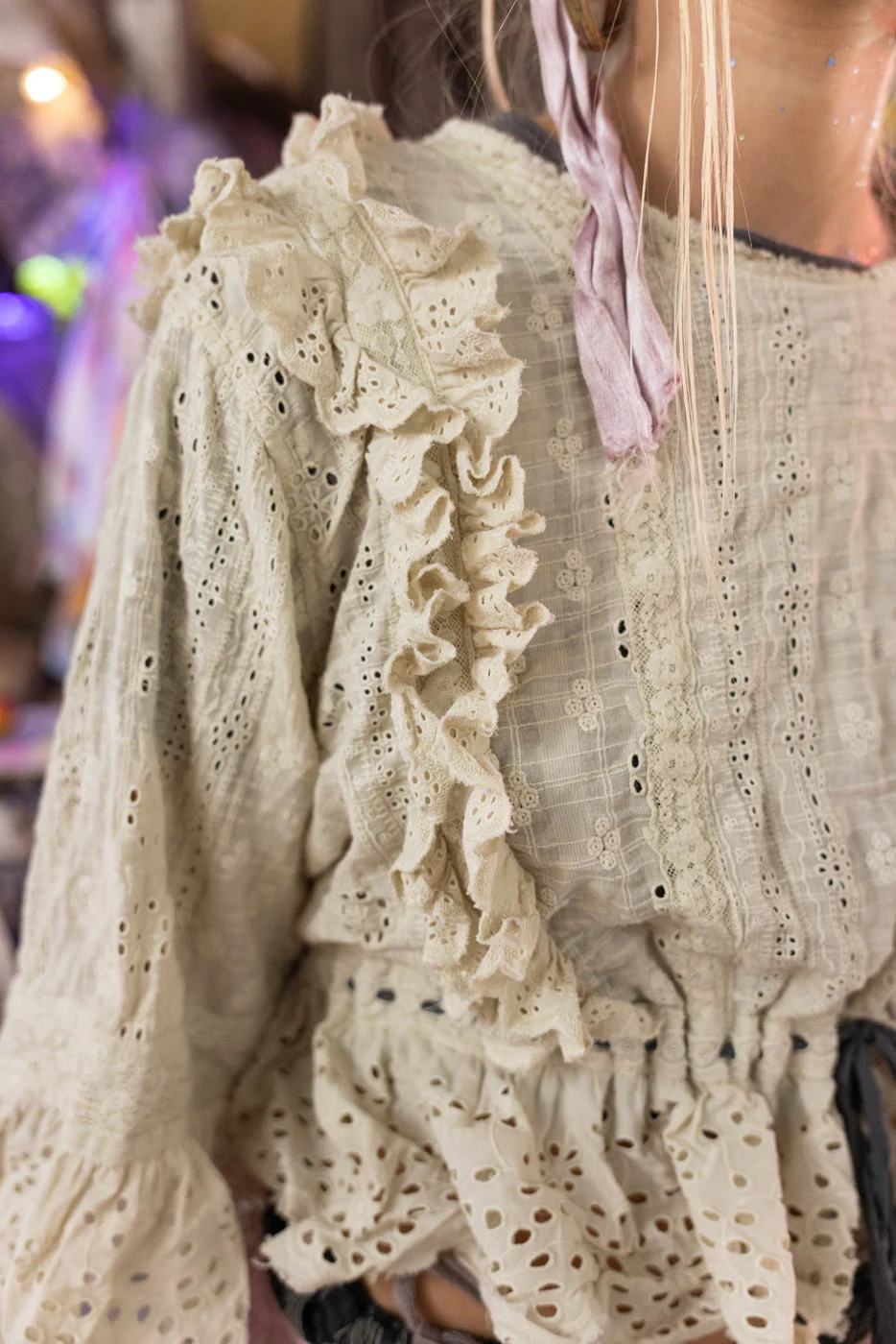 Eyelet Marburger Blouse - Image 4