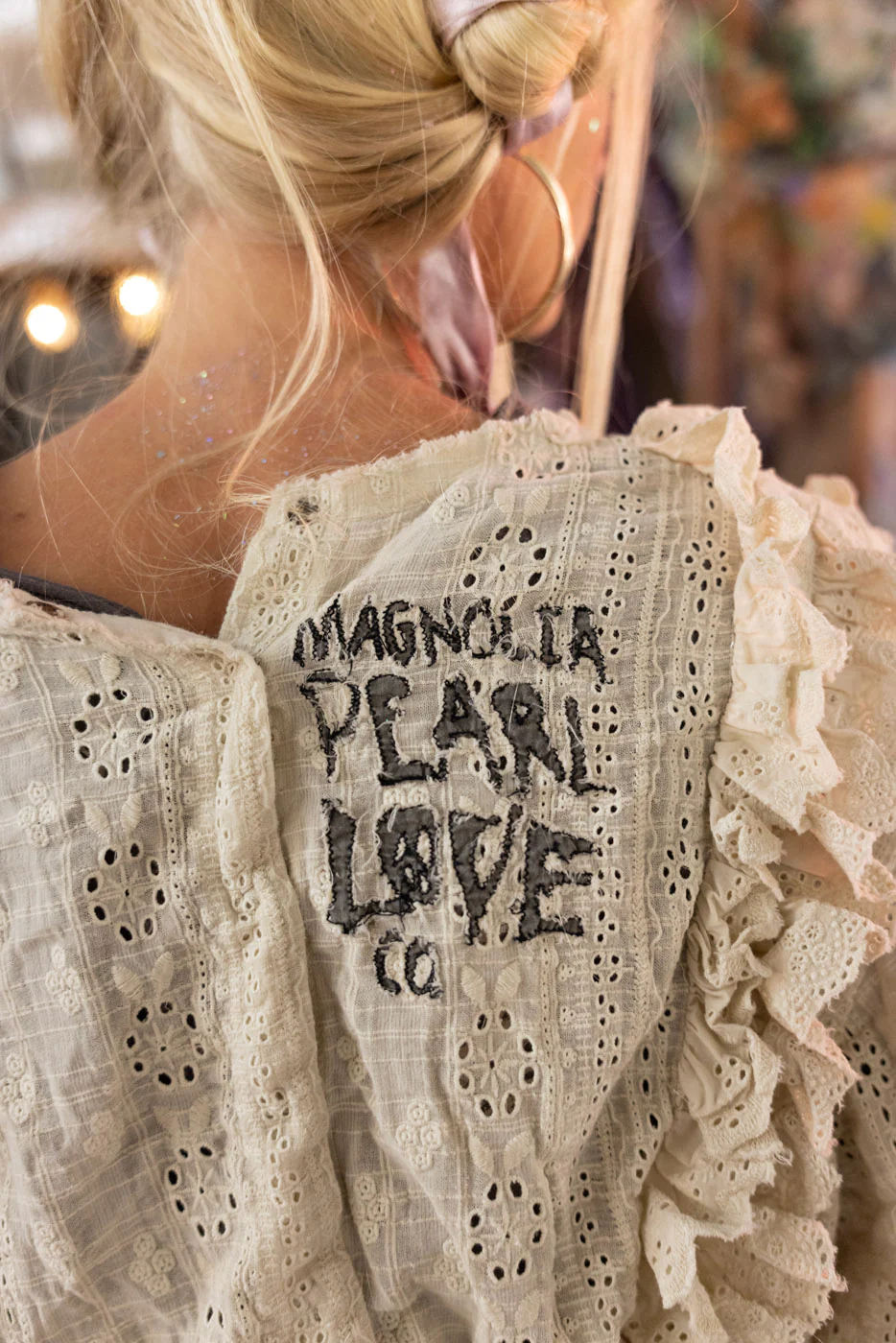 Eyelet Marburger Blouse - Image 8