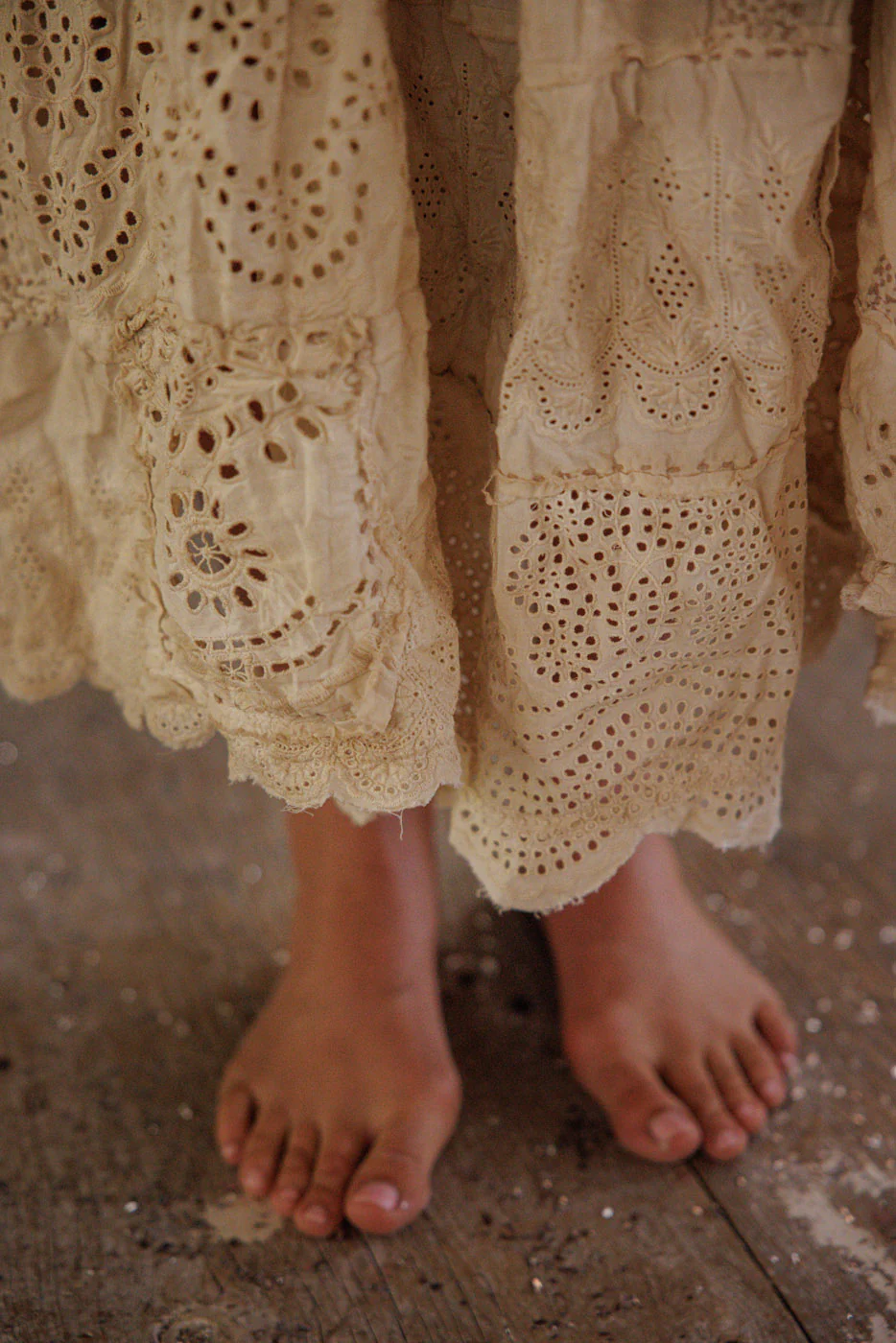 Eyelet Patchwork Pissarro Skirt - Image 4