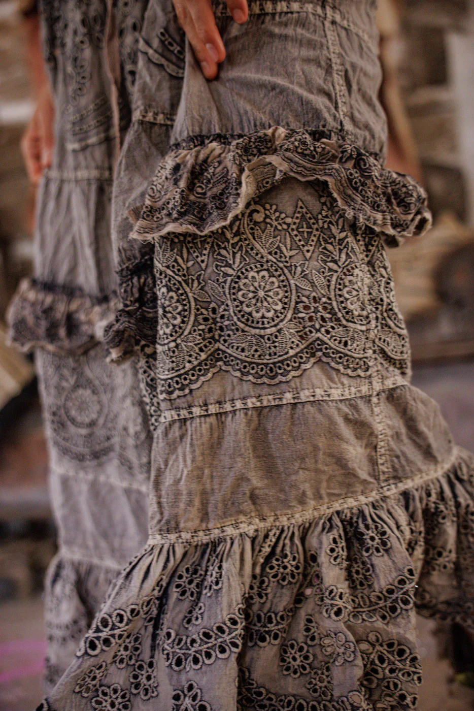 Eyelet Pissarro Skirt - Image 4