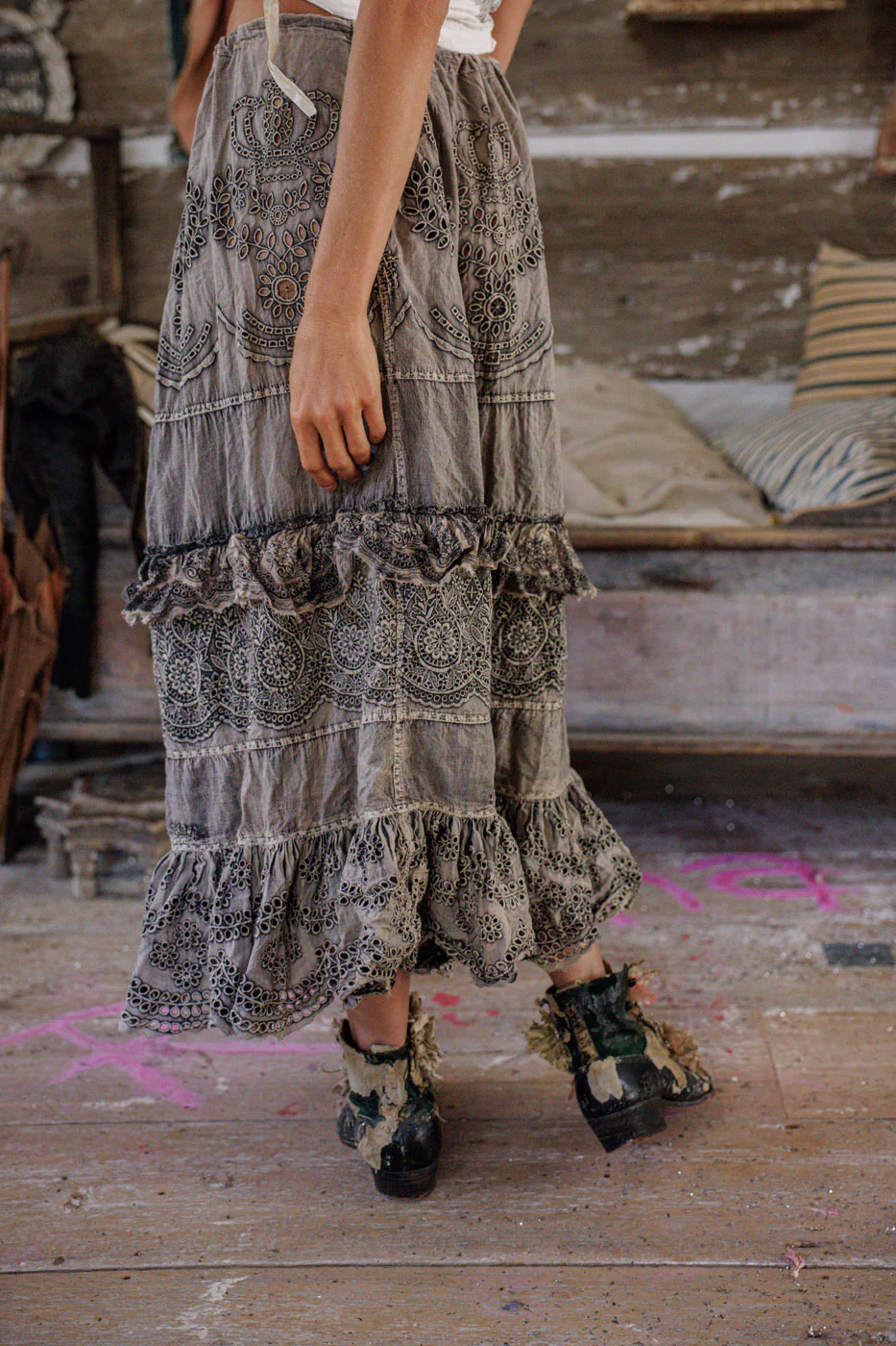 Eyelet Pissarro Skirt - Image 7