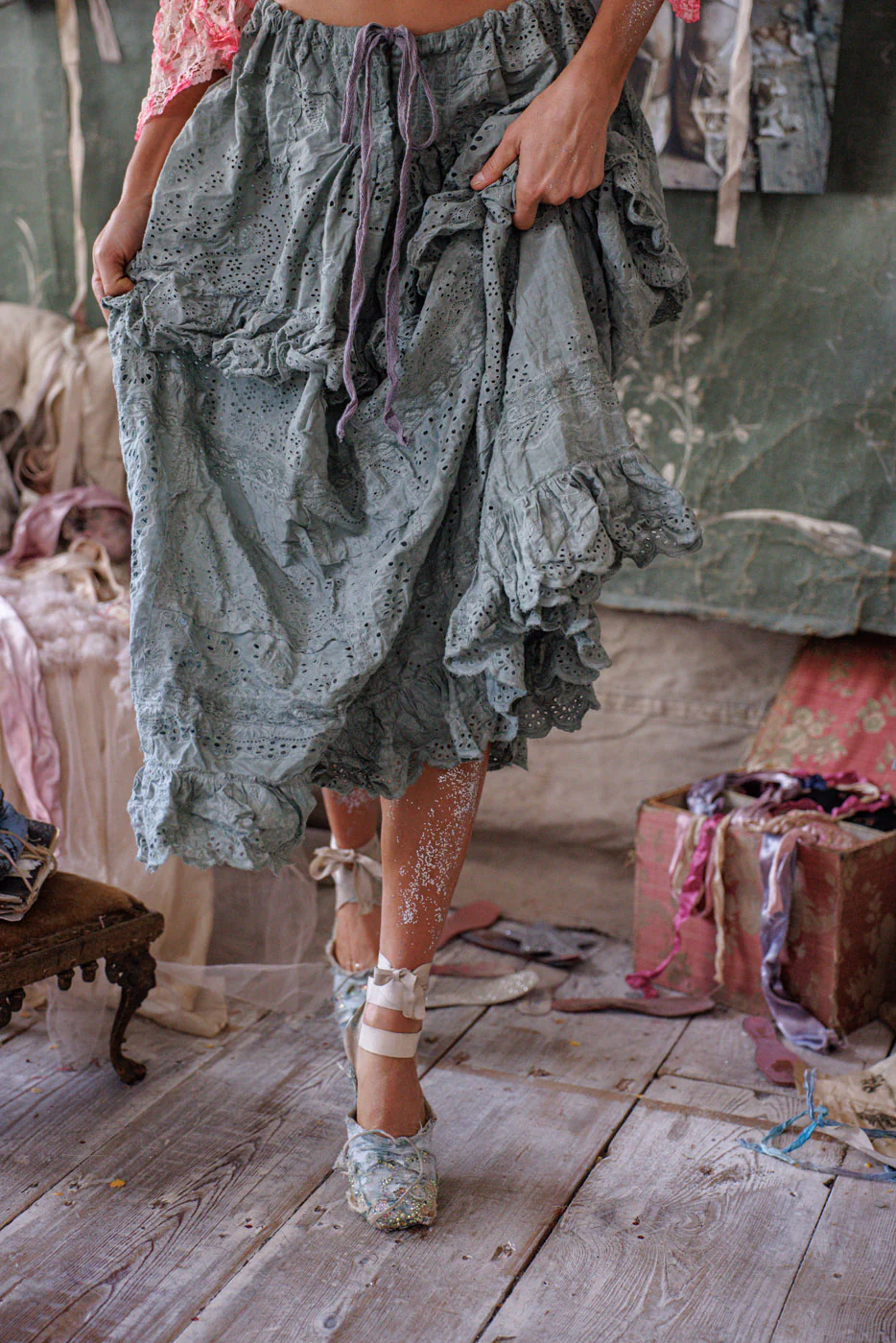 Eyelet Pissarro Skirt - Image 2